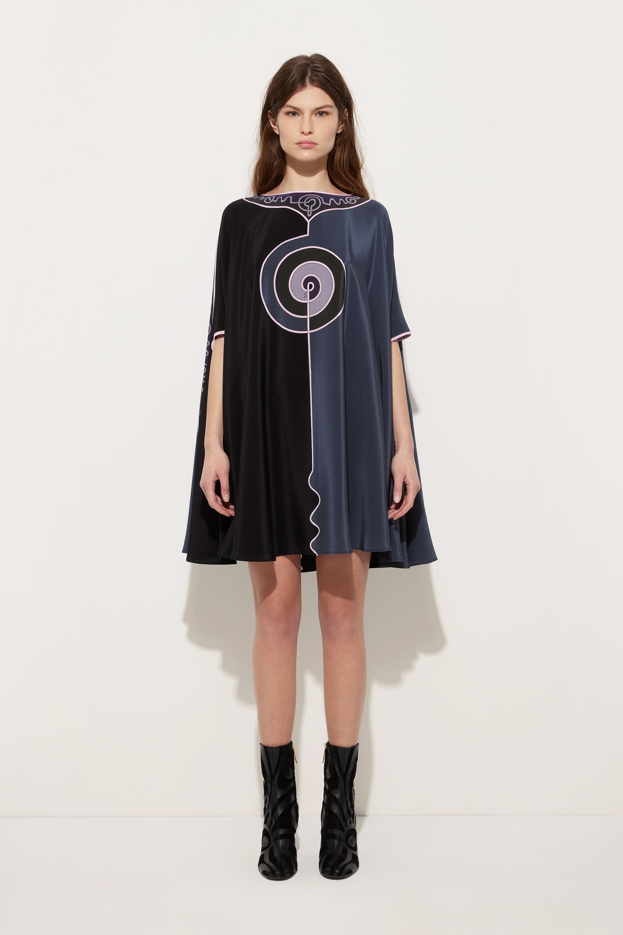Pucci Astro Print Cape Dress
