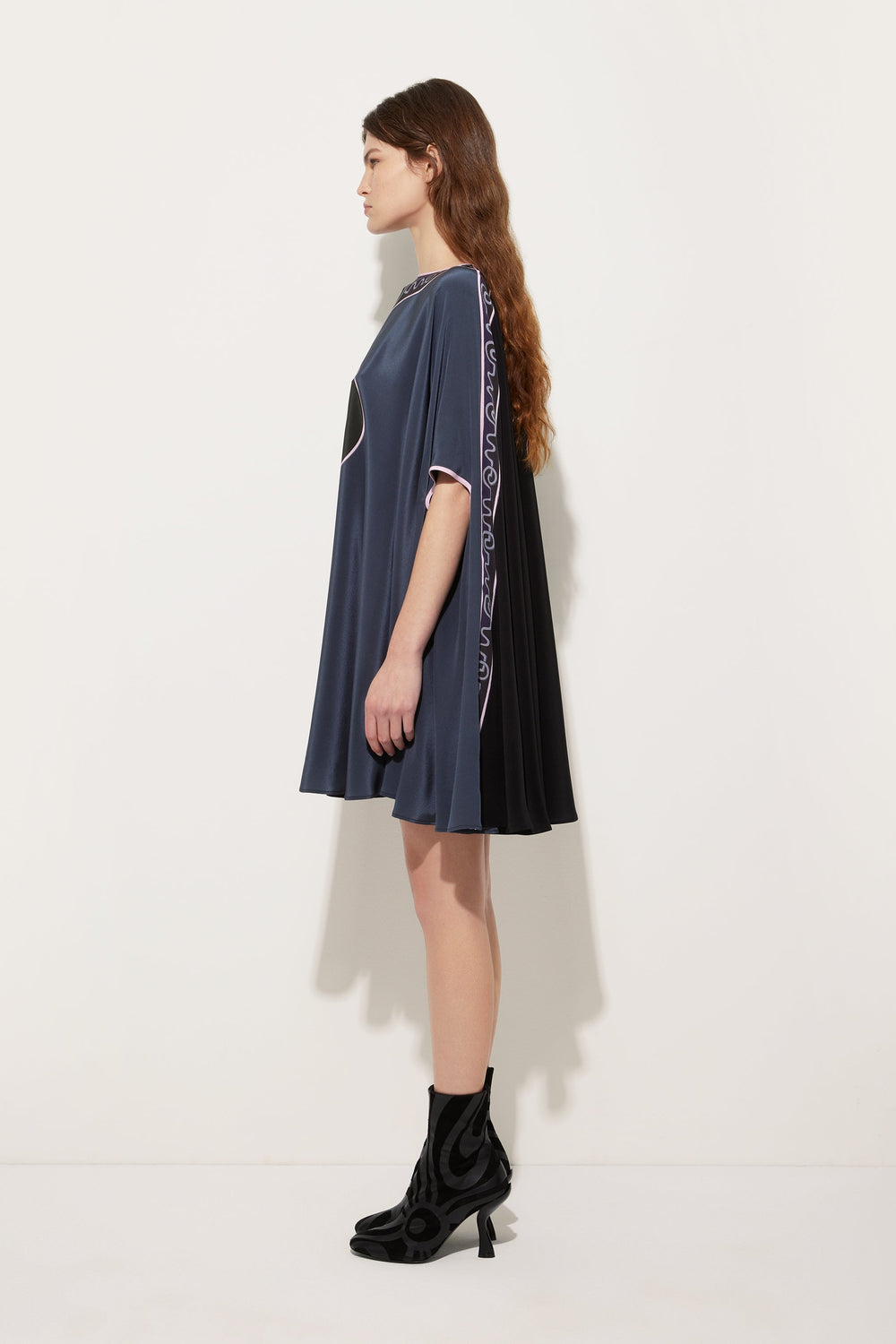 Pucci Astro Print Cape Dress