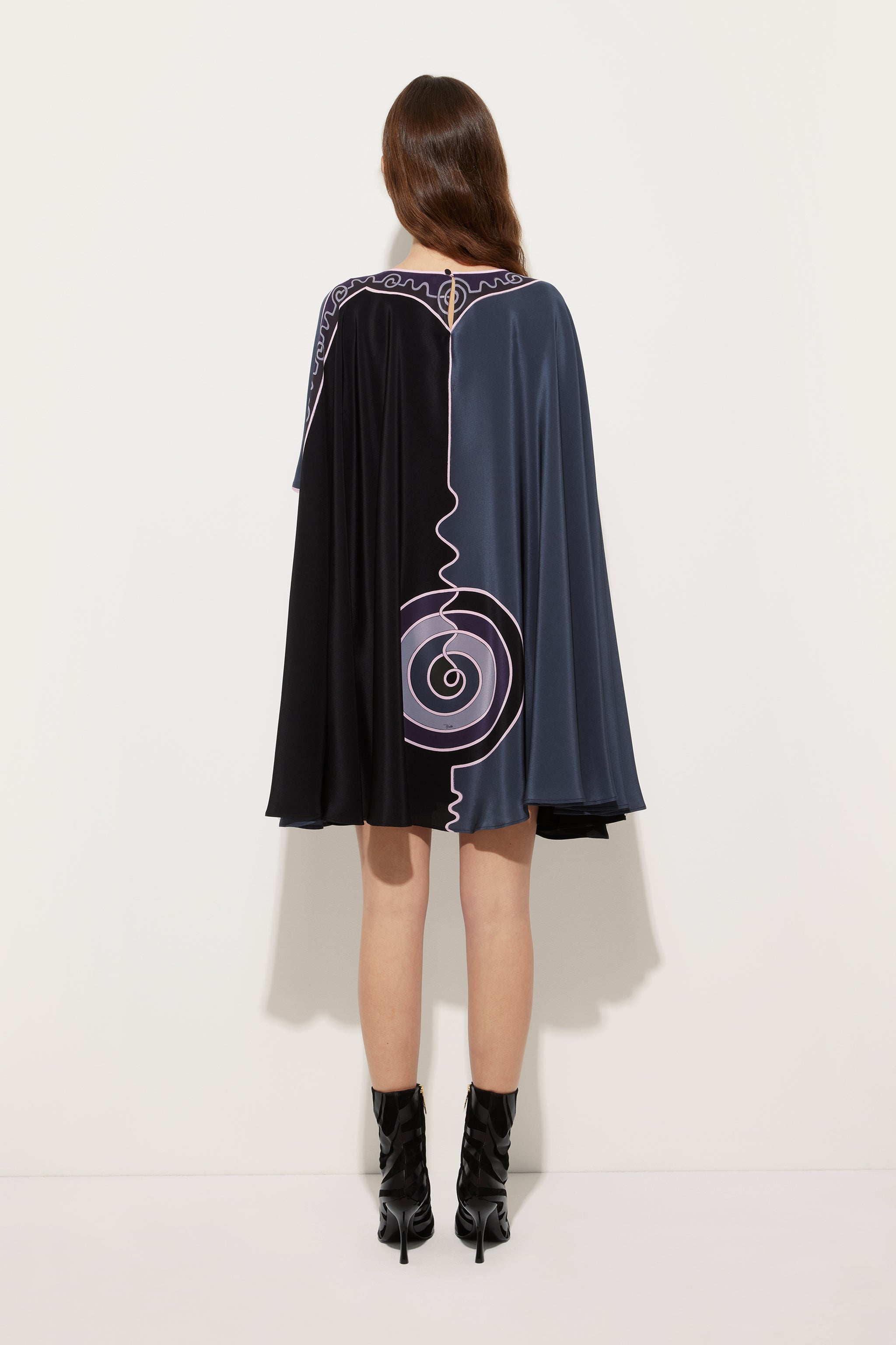 Pucci Astro Print Cape Dress