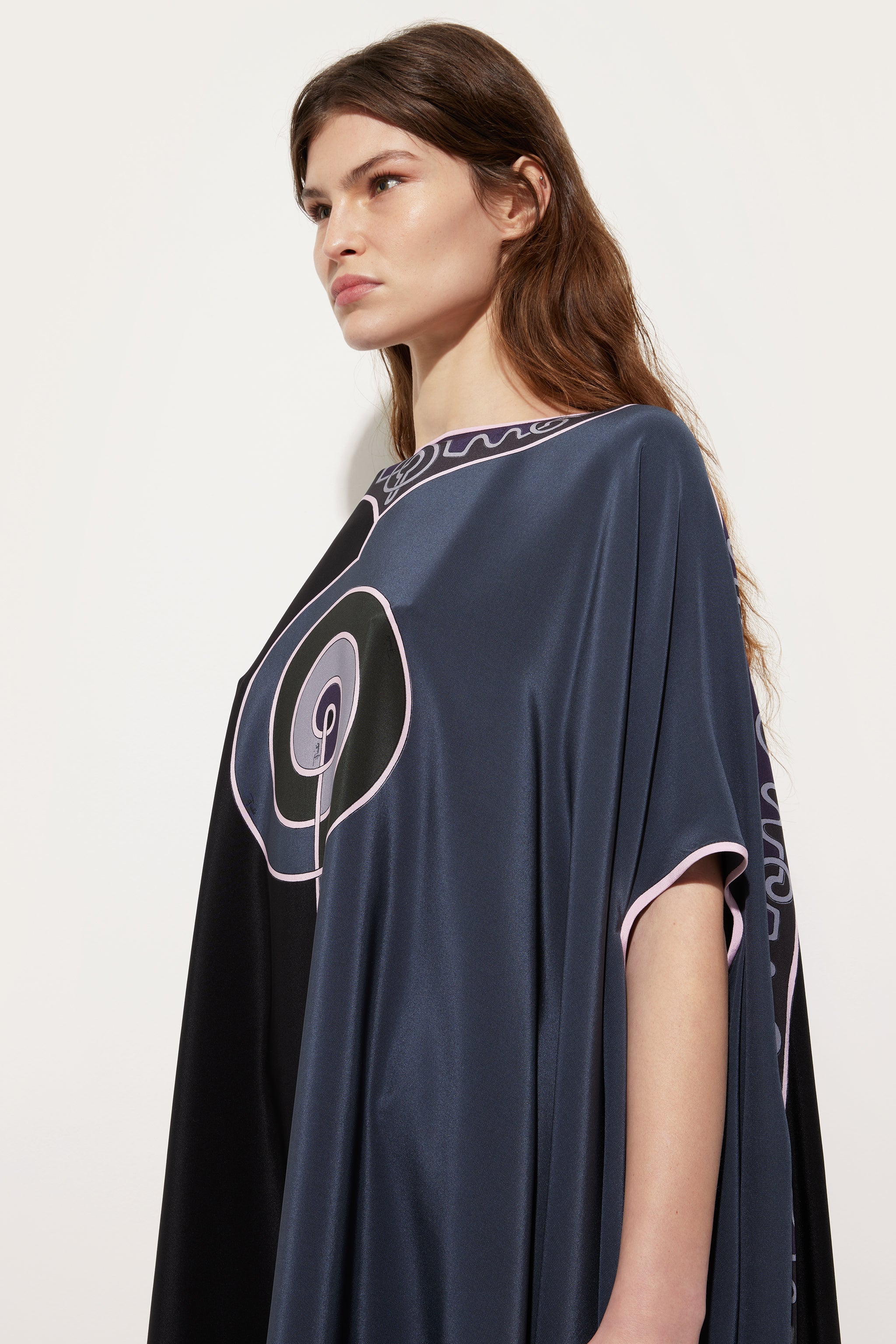 Pucci Astro Print Cape Dress