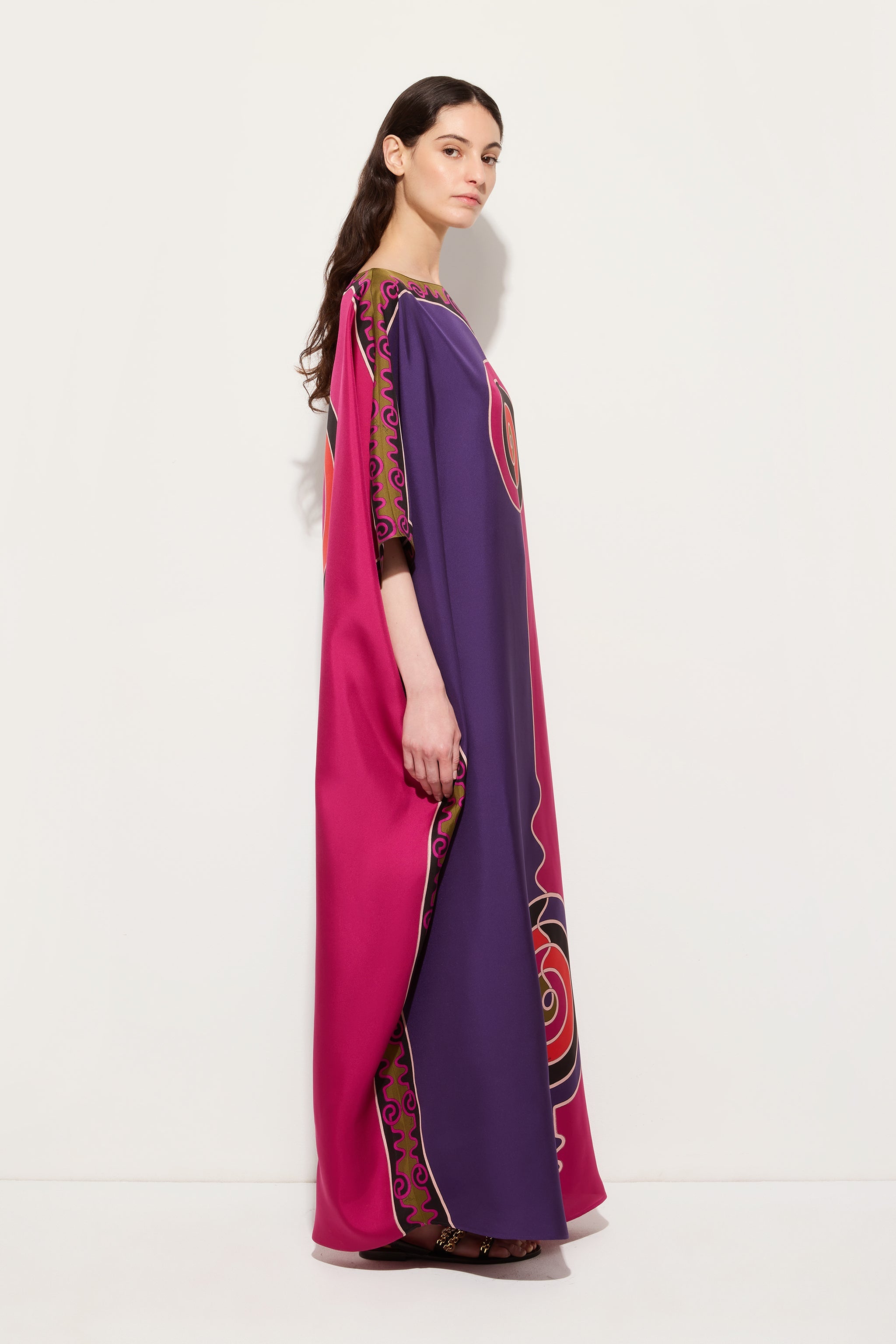 Pucci Astro Print Long Kaftan