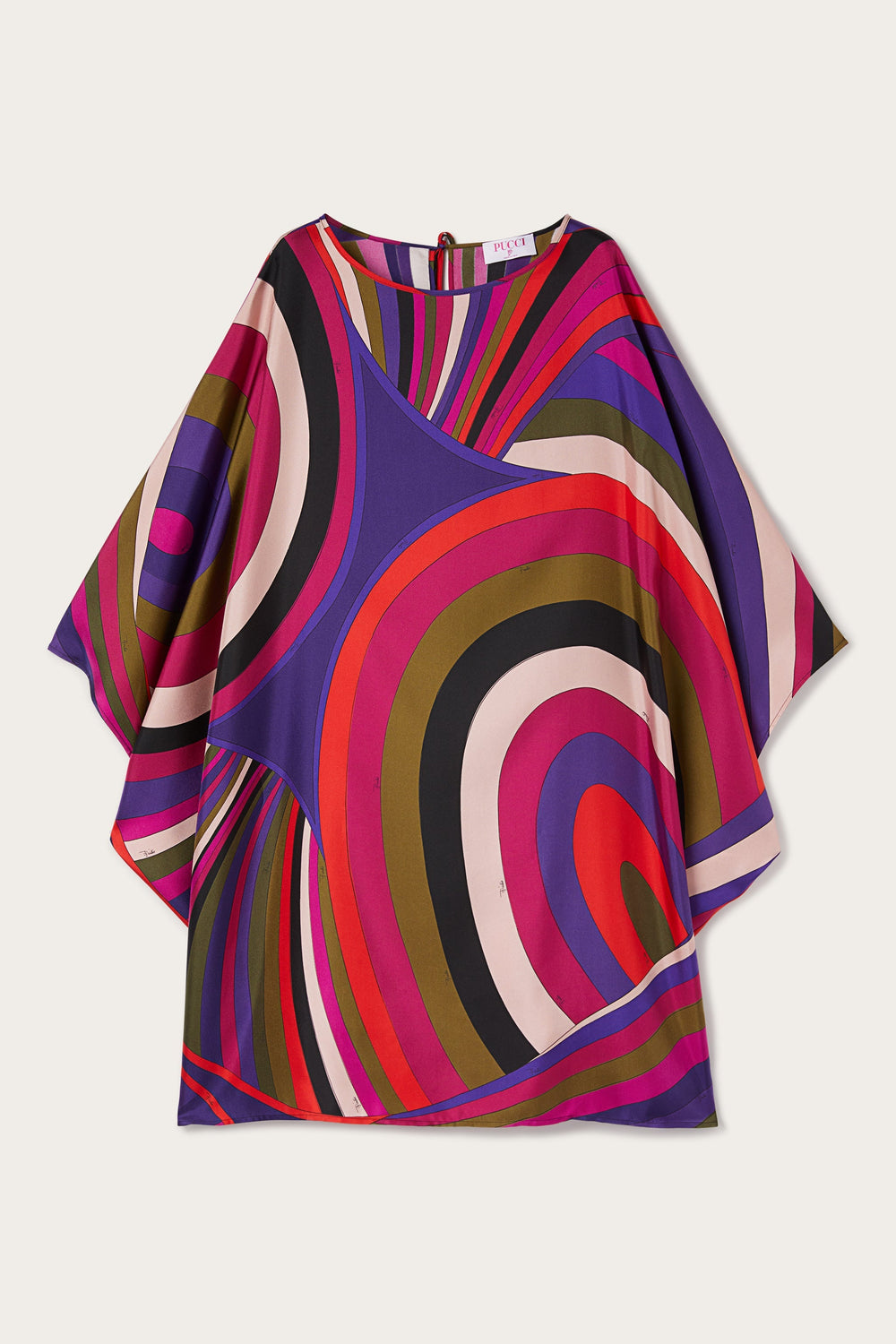 Pucci Iride Print Short Kaftan