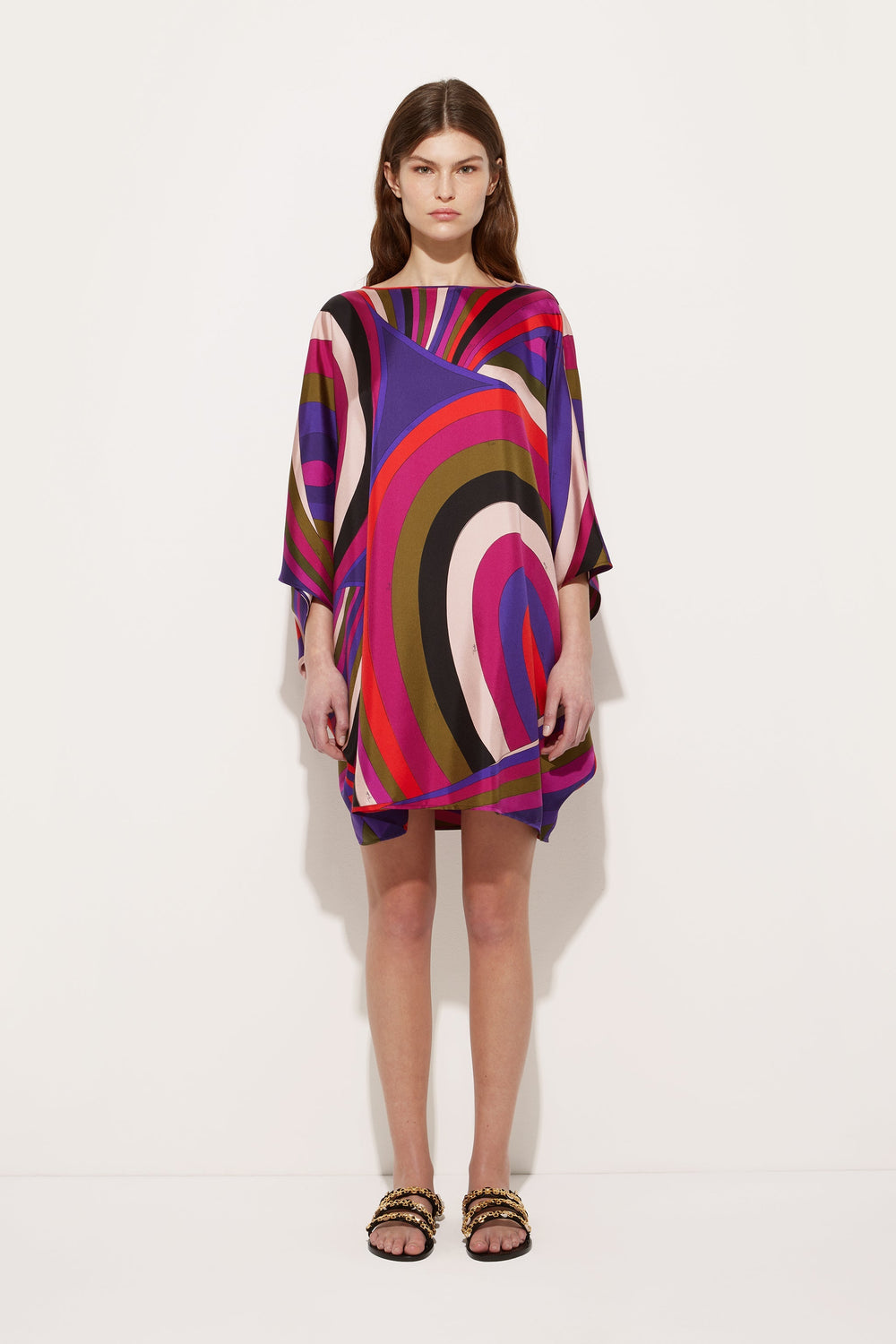 Pucci Iride Print Short Kaftan