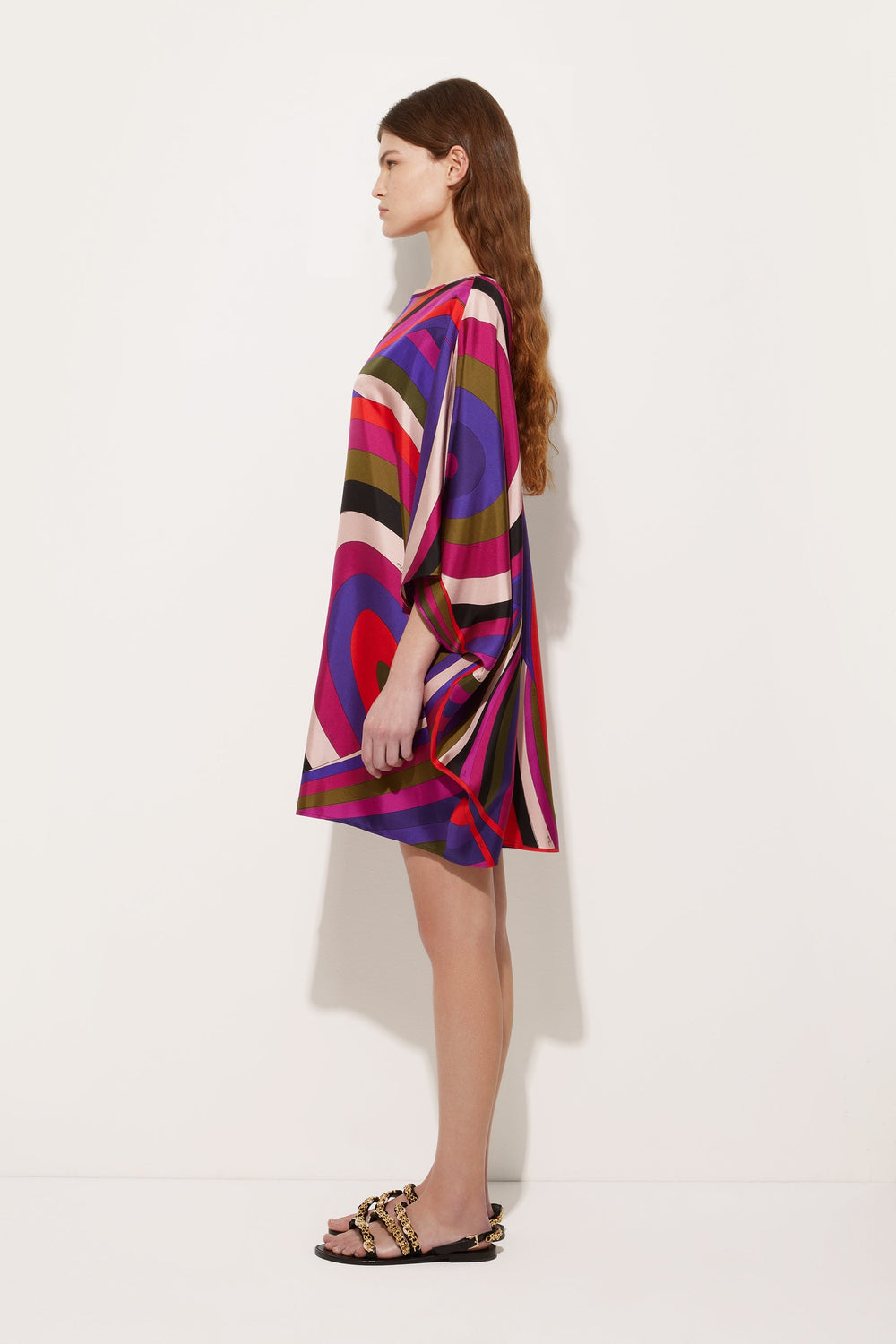 Pucci Iride Print Short Kaftan