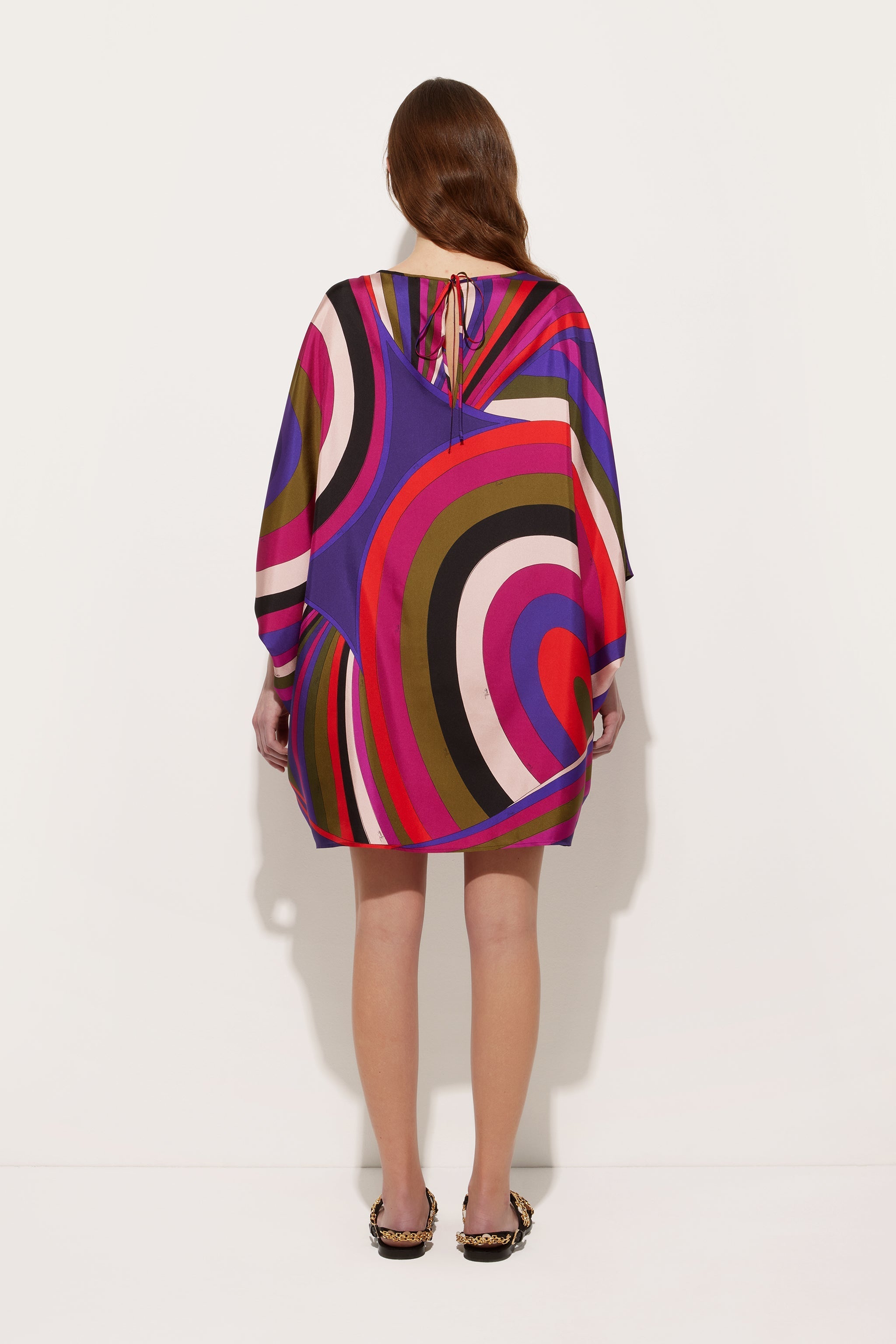 Pucci Iride Print Short Kaftan