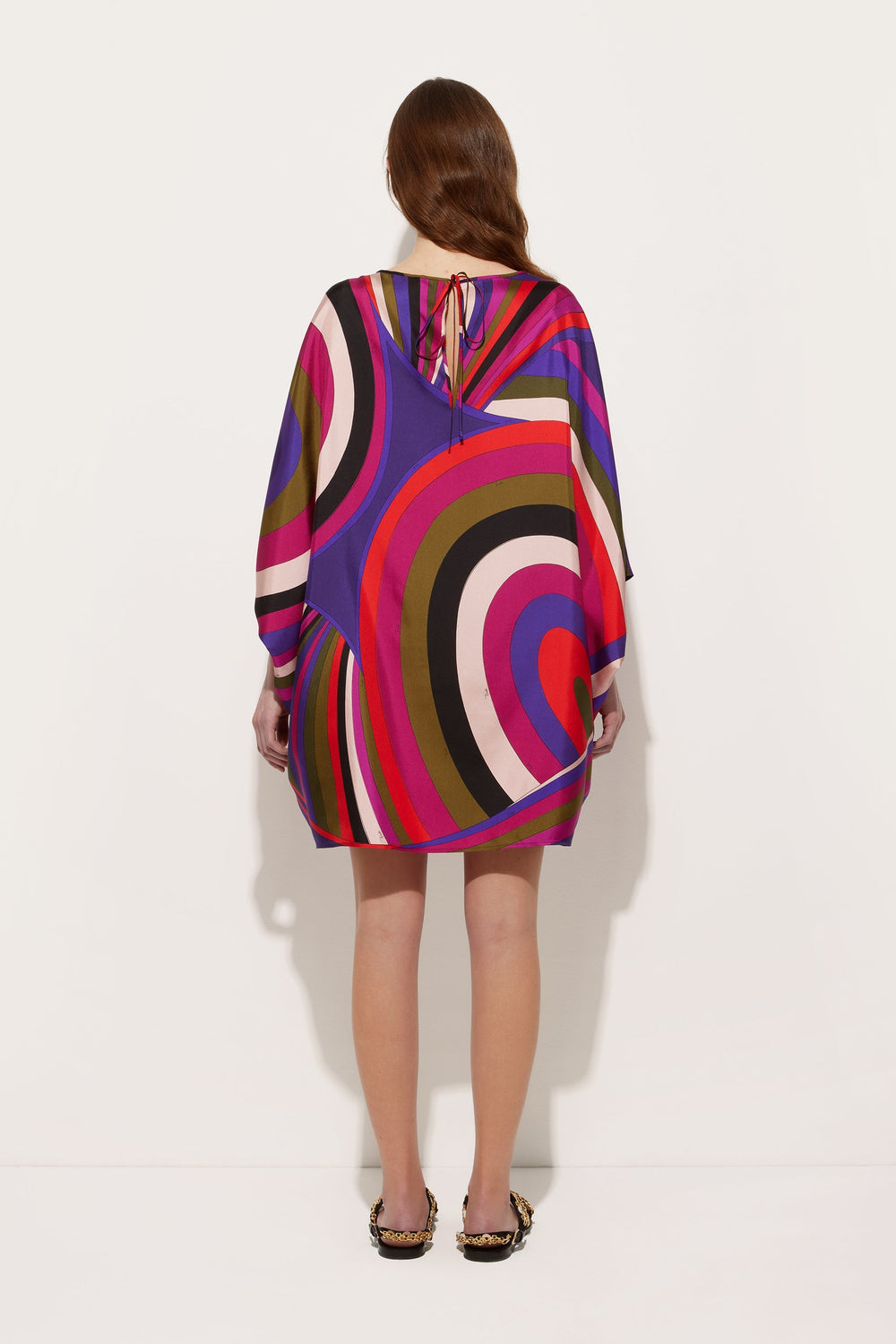 Pucci Iride Print Short Kaftan