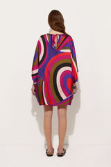 Pucci Iride Print Short Kaftan