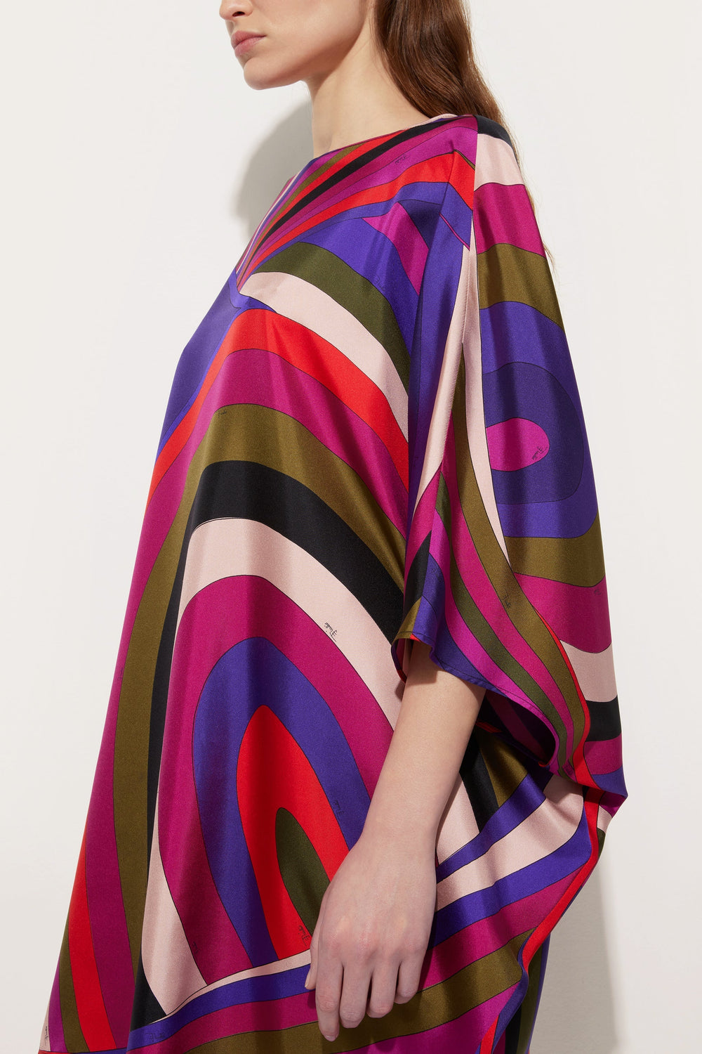 Pucci Iride Print Short Kaftan