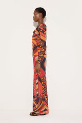 Pucci Vivara Print Tulle Top