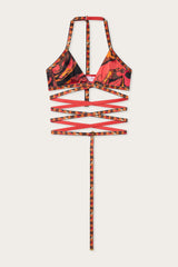 Pucci Orchidee Print Silk Bra