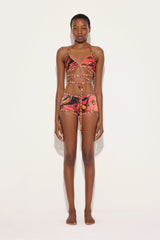 Pucci Orchidee Print Silk Bra