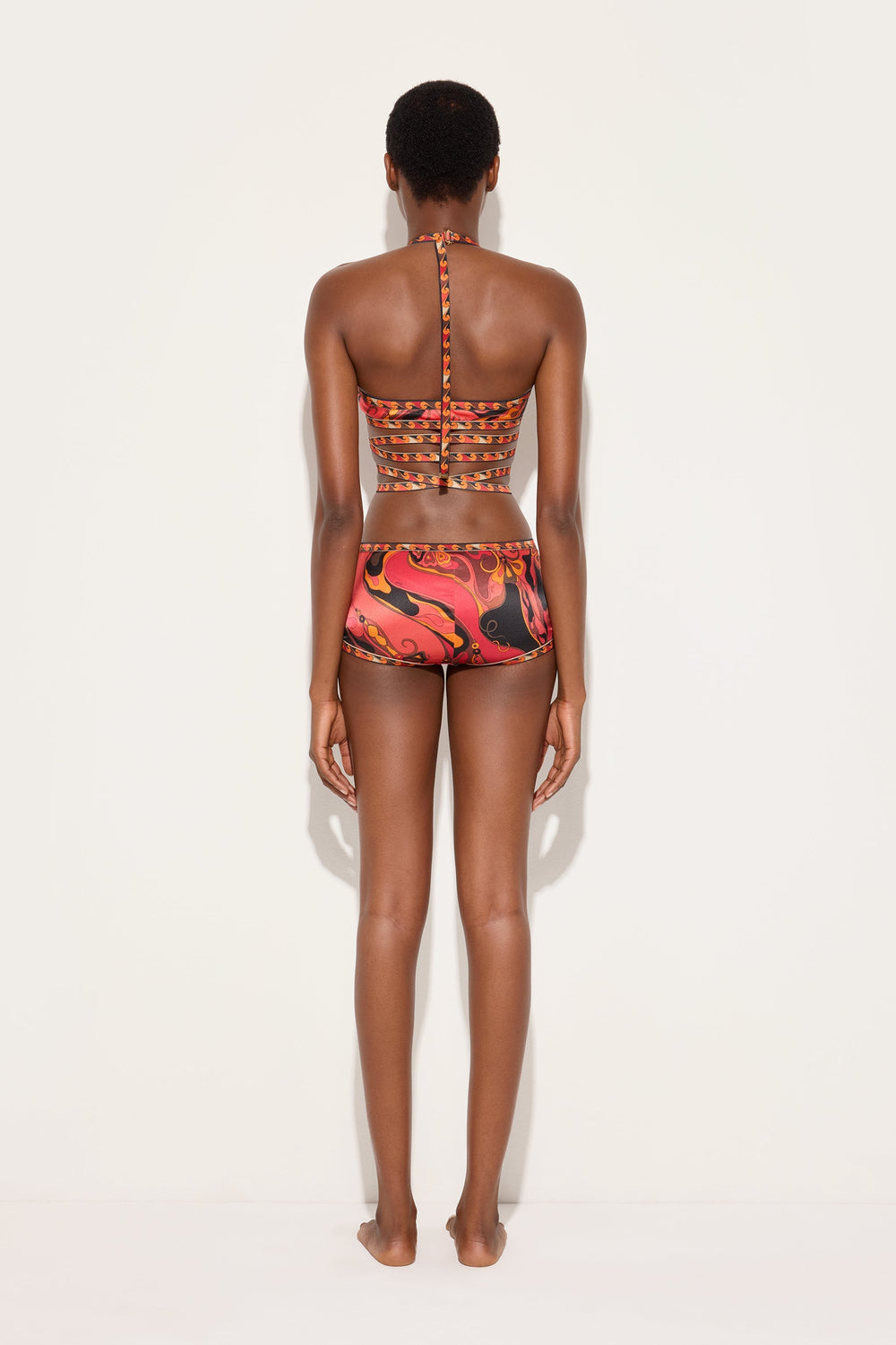 Pucci Orchidee Print Silk Bra