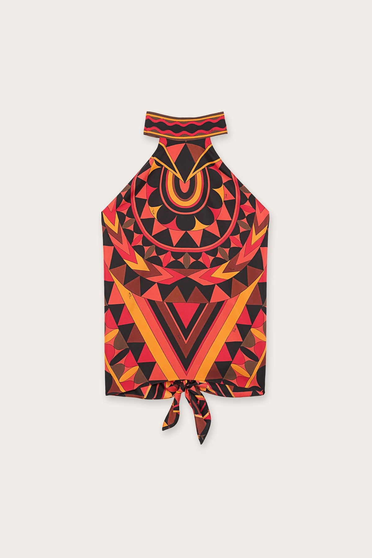 Pucci Manuba Print Silk Top