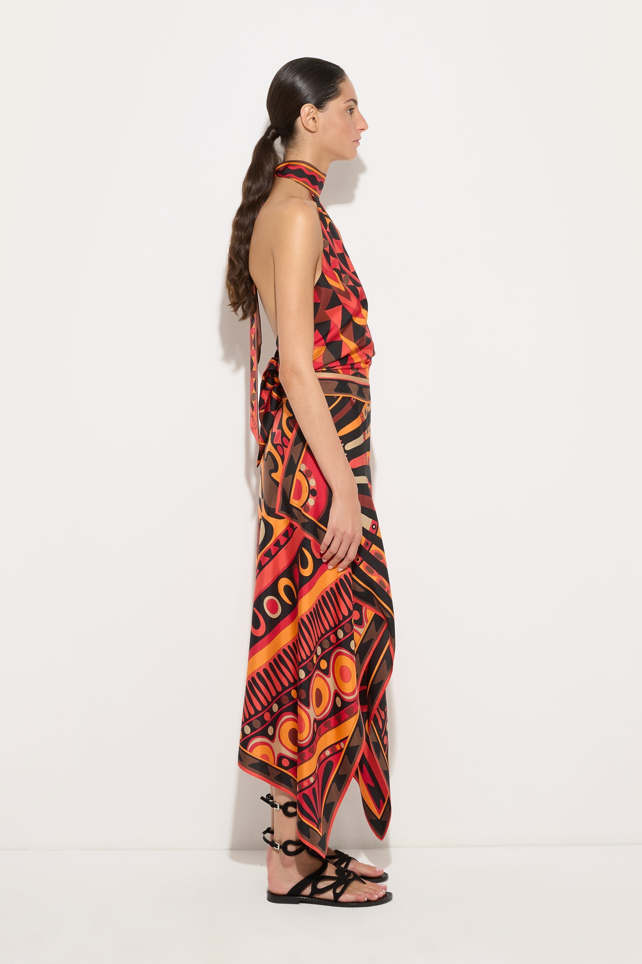 Pucci Manuba Print Silk Top