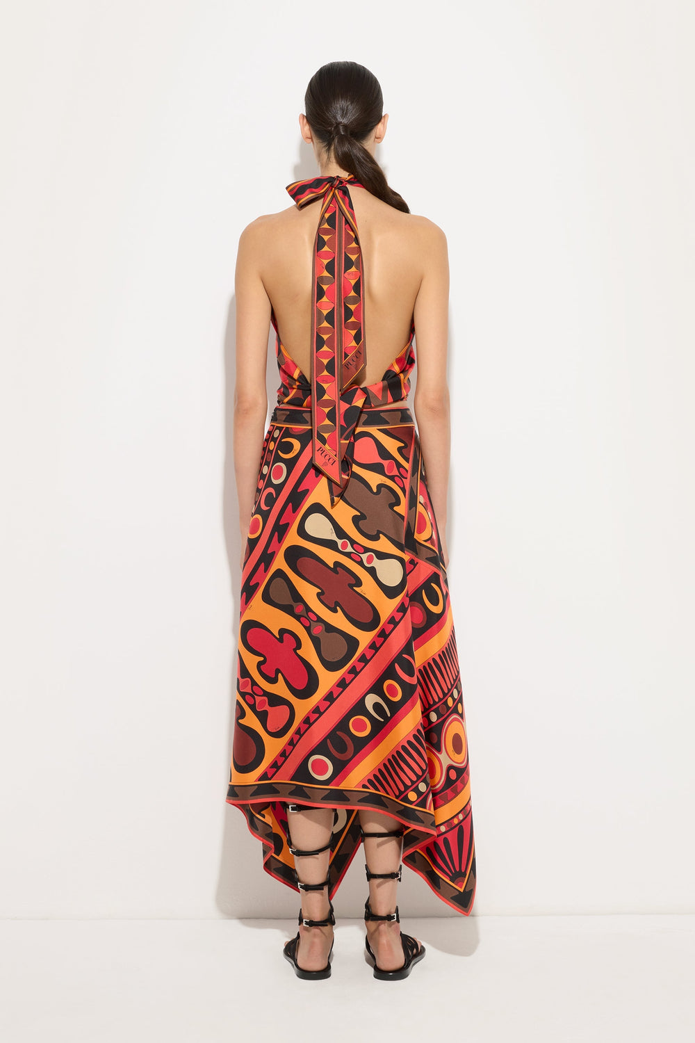 Pucci Manuba Print Silk Top