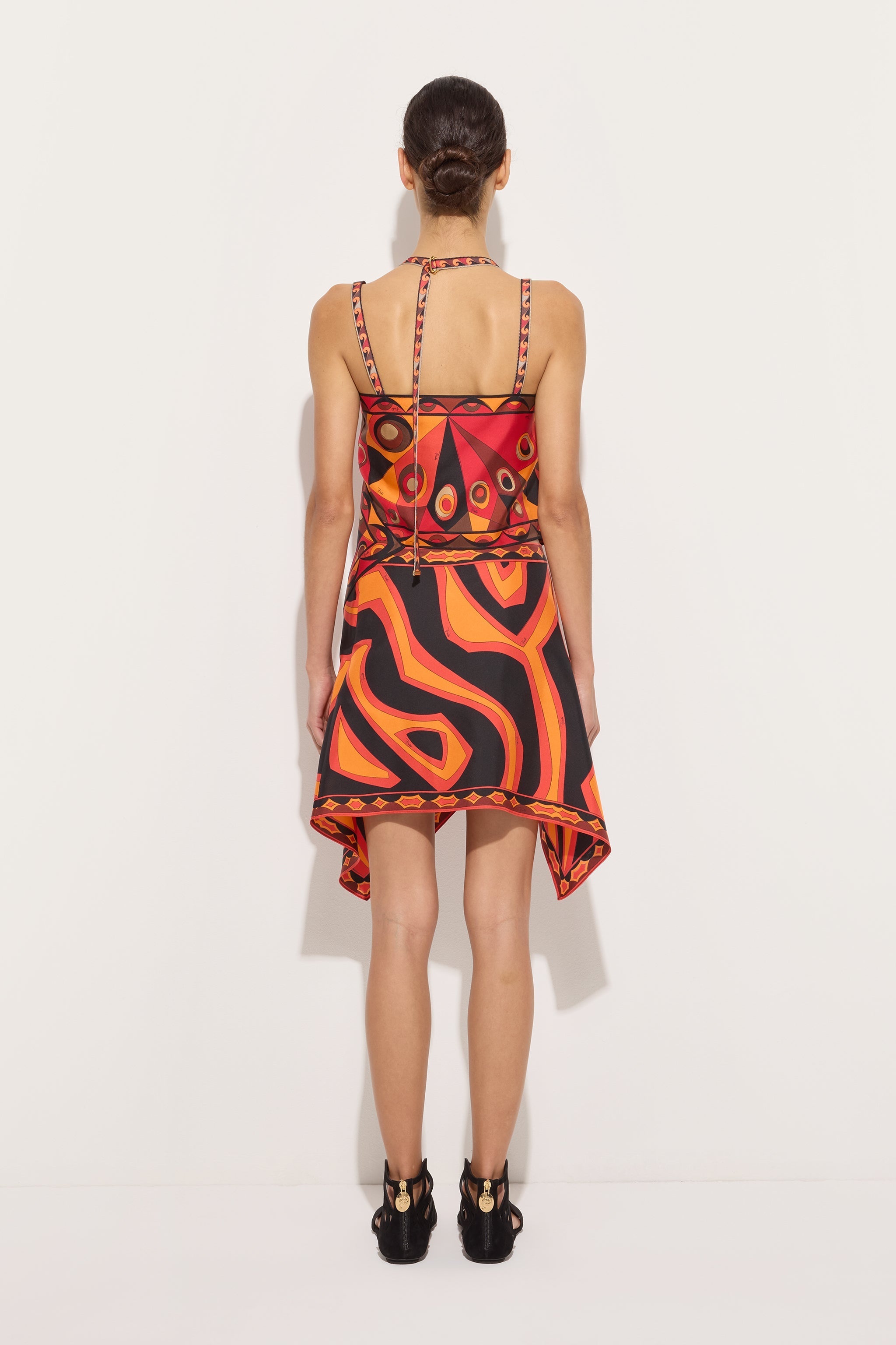 Pucci Occhi Print Silk Scarf Top