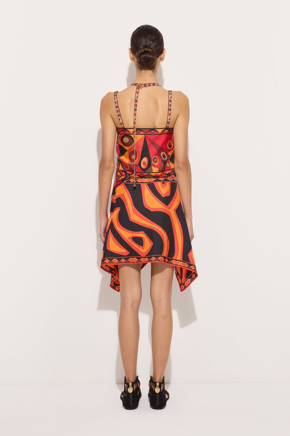 Pucci Occhi Print Silk Scarf Top