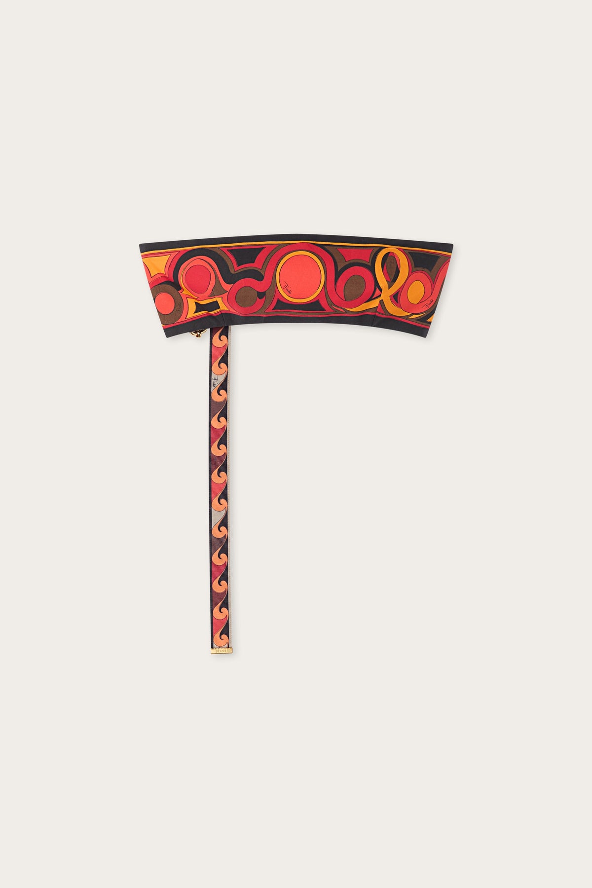 Pucci Kwango Print Cotton Bandeau Top