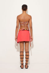 Pucci Kwango Print Cotton Bandeau Top