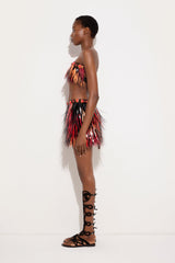 Pucci Embroidered Bandeau Top