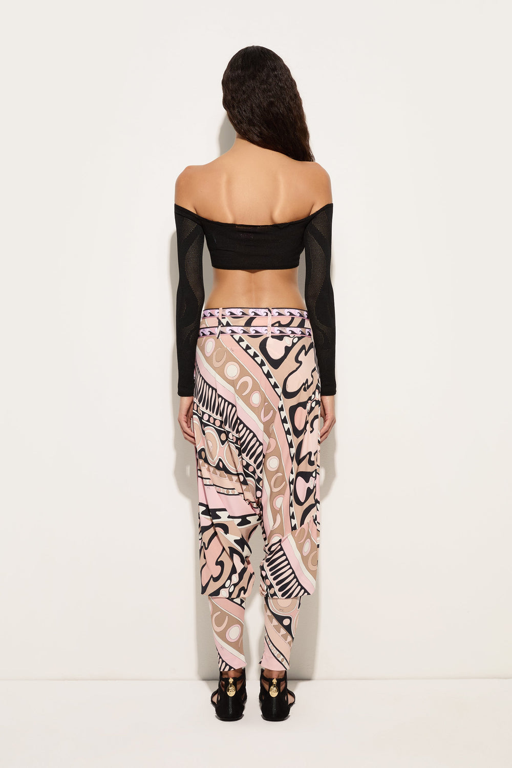 Pucci Cropped jacquard Marmo Top