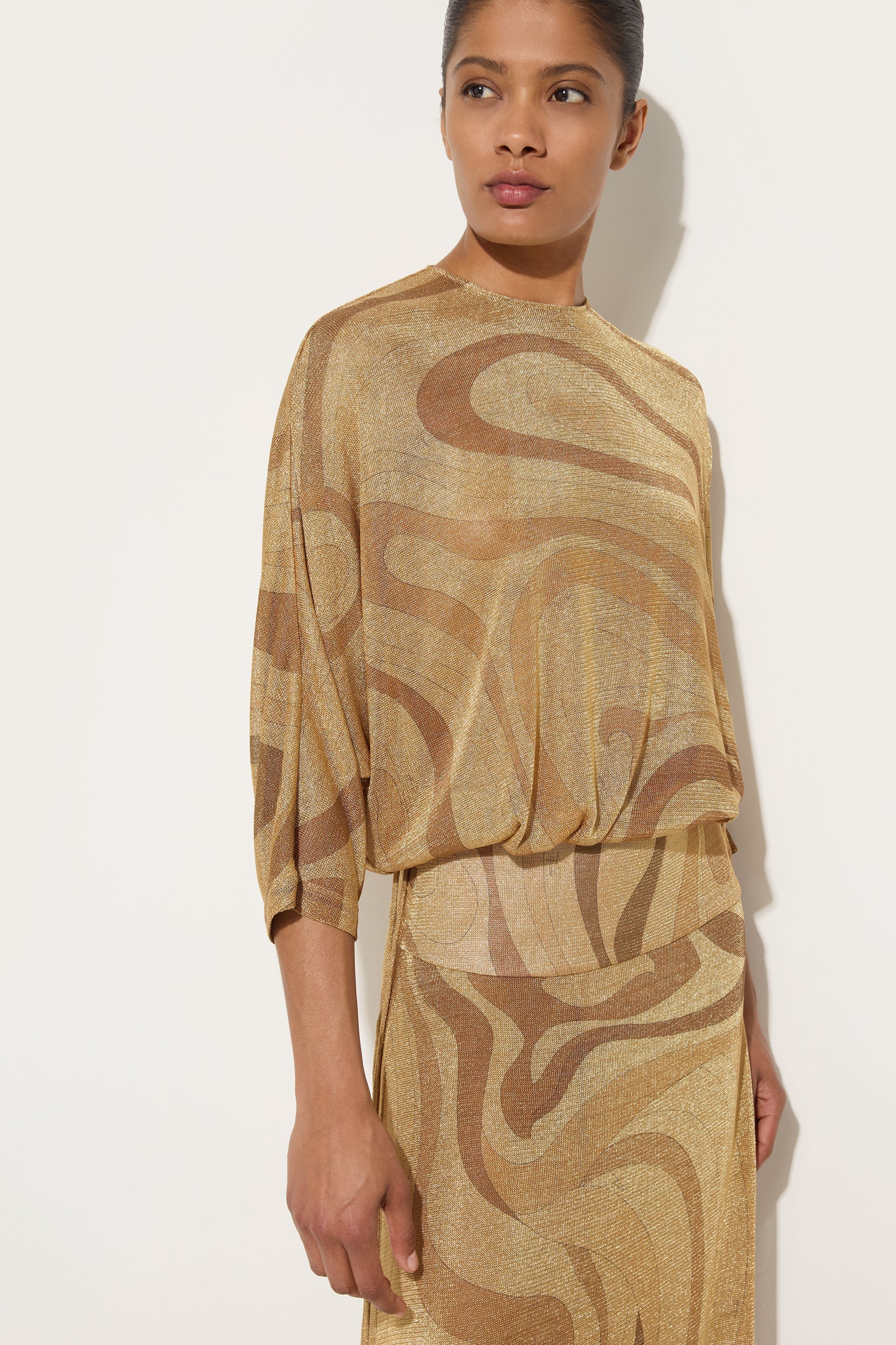 Pucci Lamè Top in Marmo