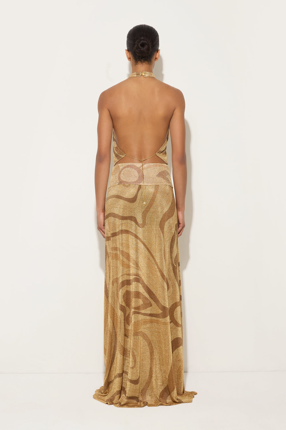 Pucci Marmo Print Lamè Top