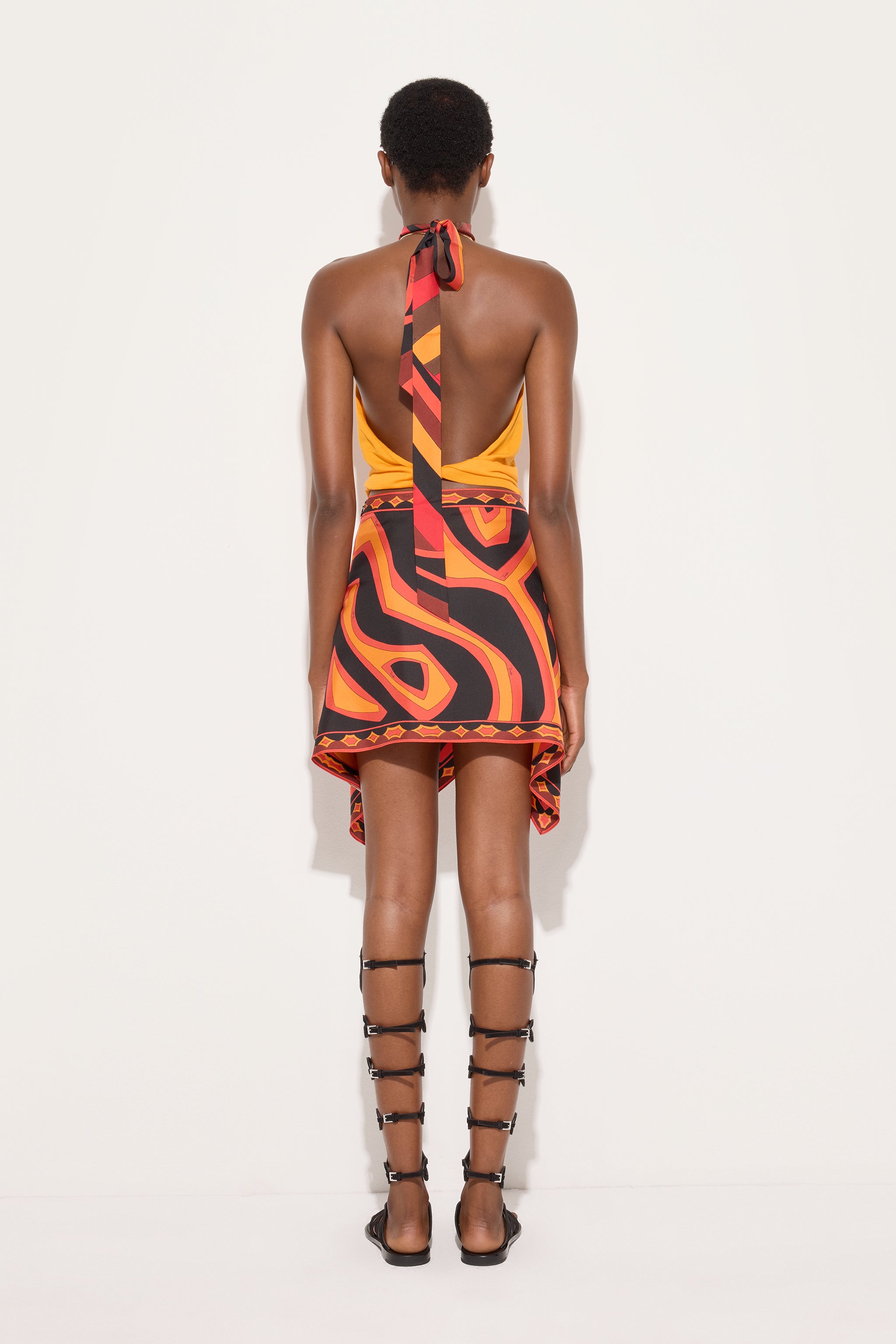 Pucci Silk Detail Top