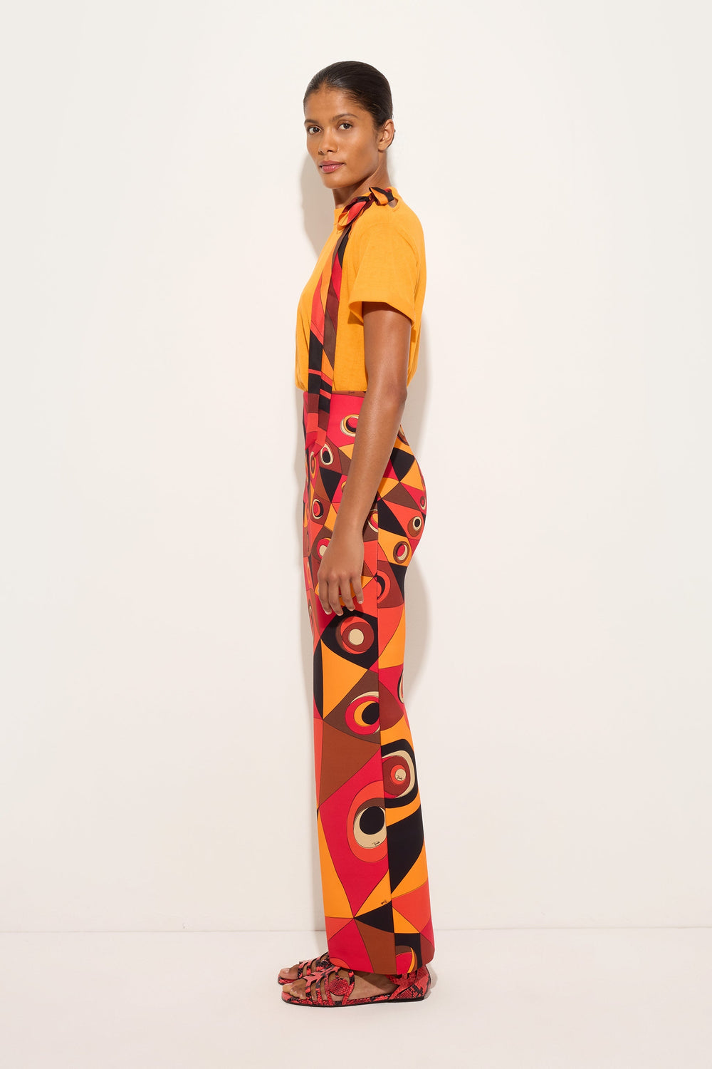 Pucci T-shirt with Silk Detail