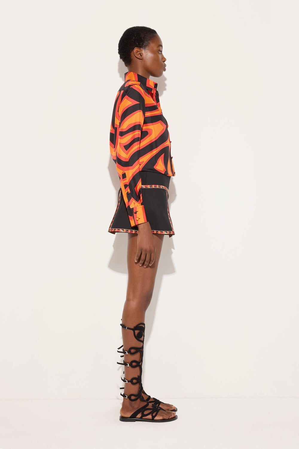 Pucci Labirinto Print Silk Shirt