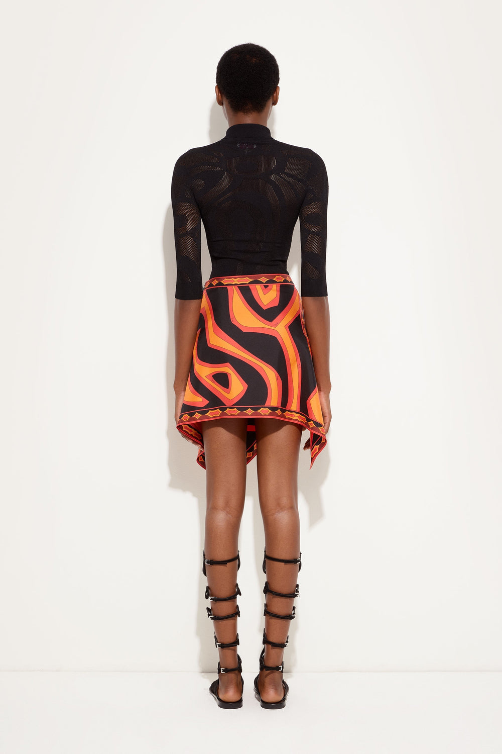Pucci Seamless Jacquard Marmo Polo Shirt