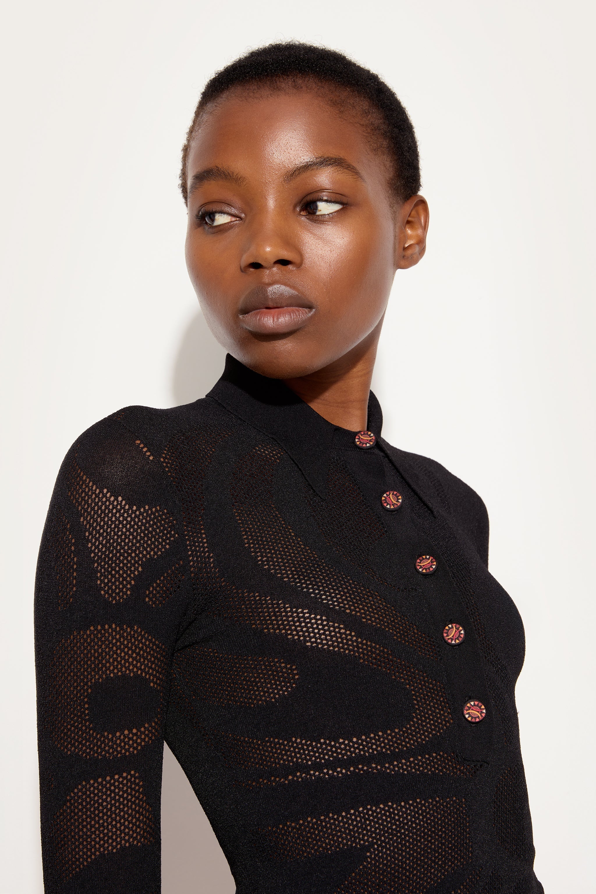 Pucci Seamless Jacquard Marmo Polo Shirt