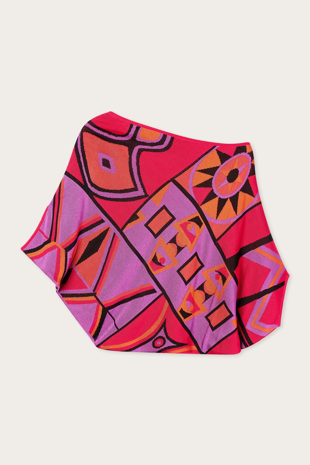 Pucci Jacquard Draped Top