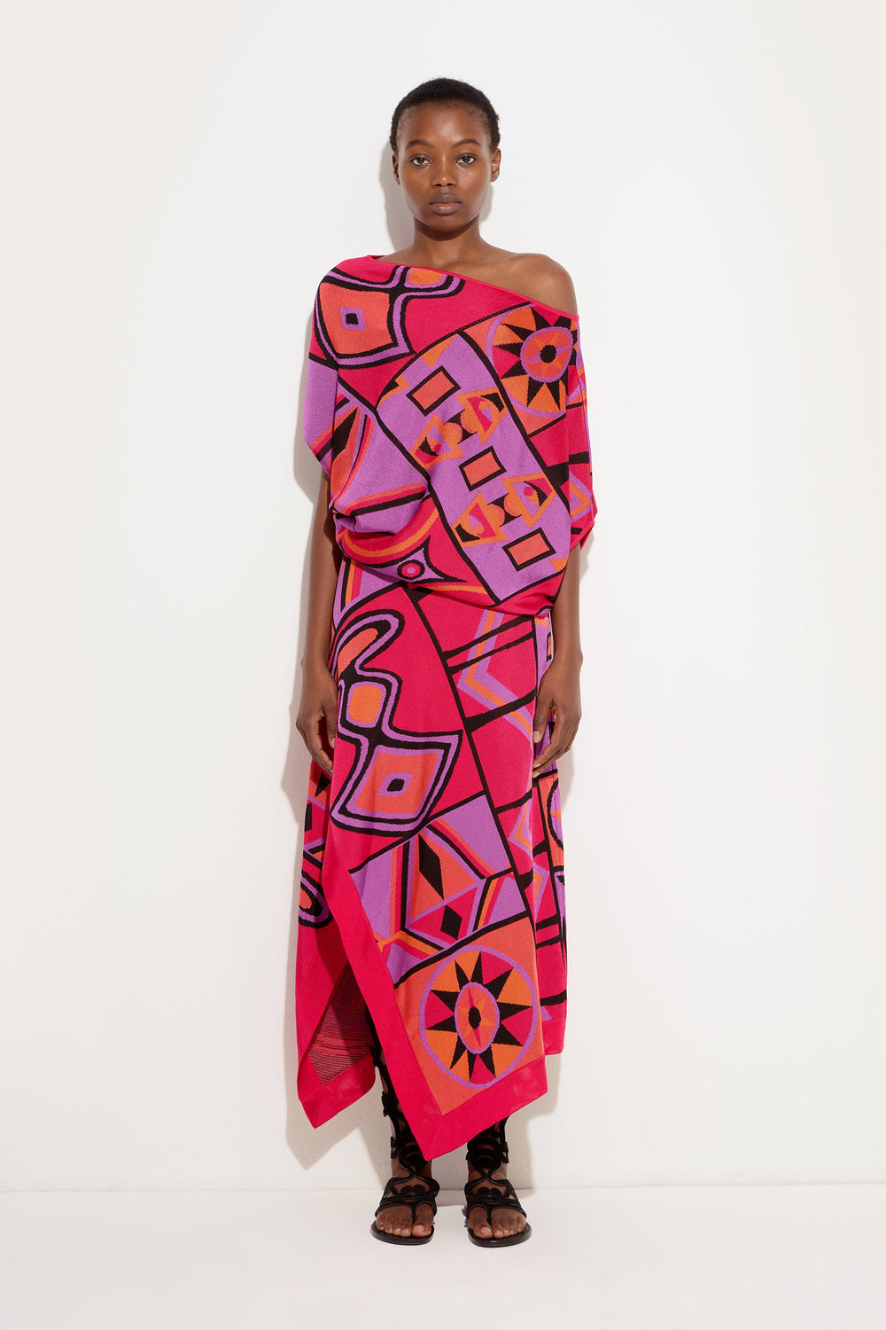 Pucci Jacquard Draped Top