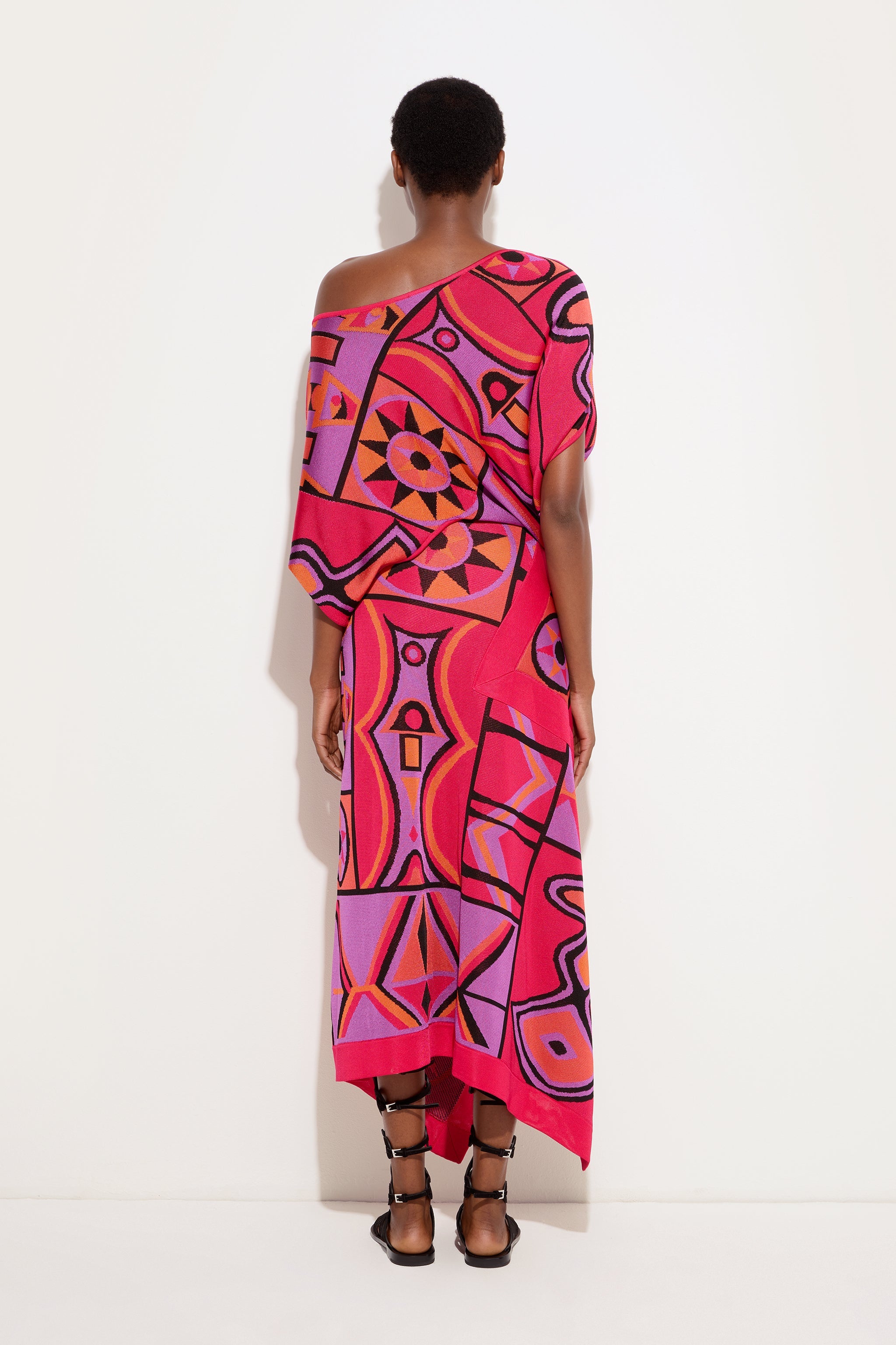 Pucci Jacquard Draped Top