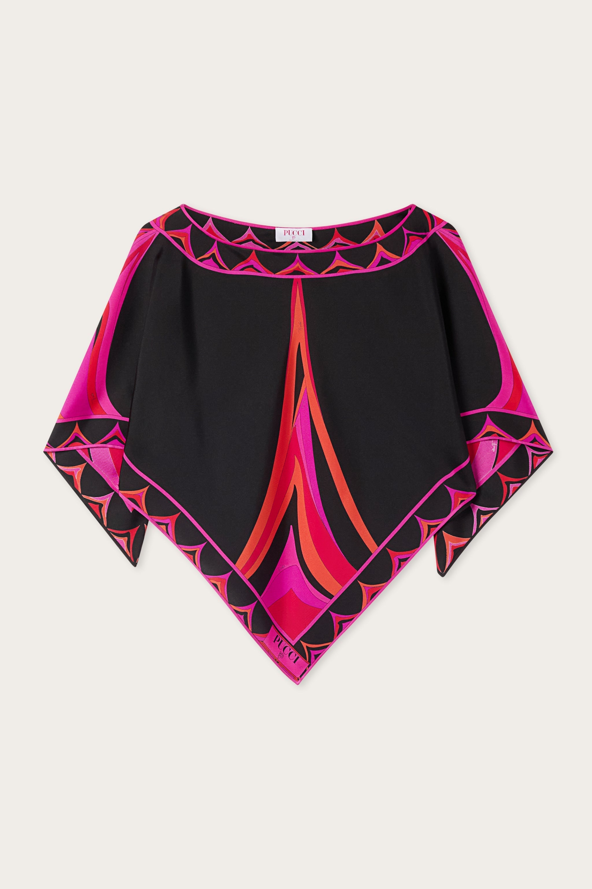 Pucci Fari Print Kaftan Top