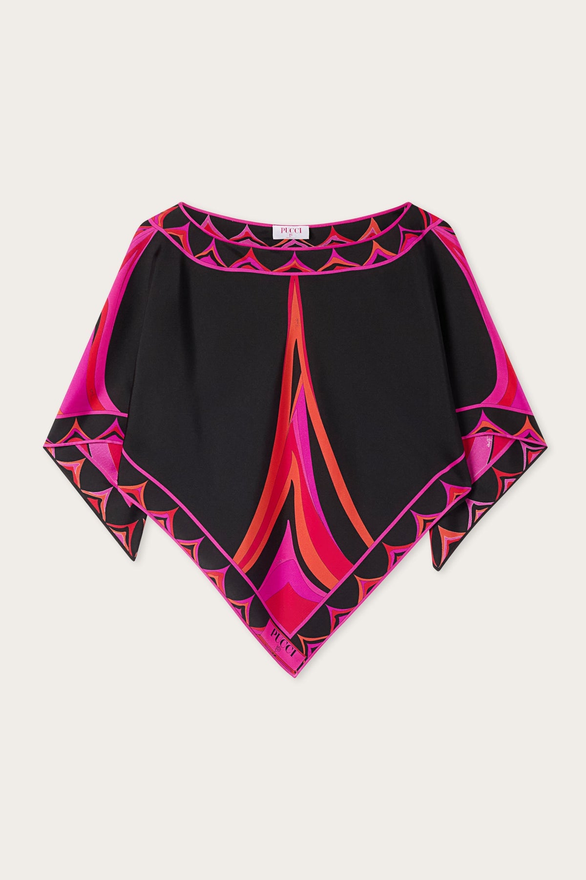 Pucci Fari Print Kaftan Top