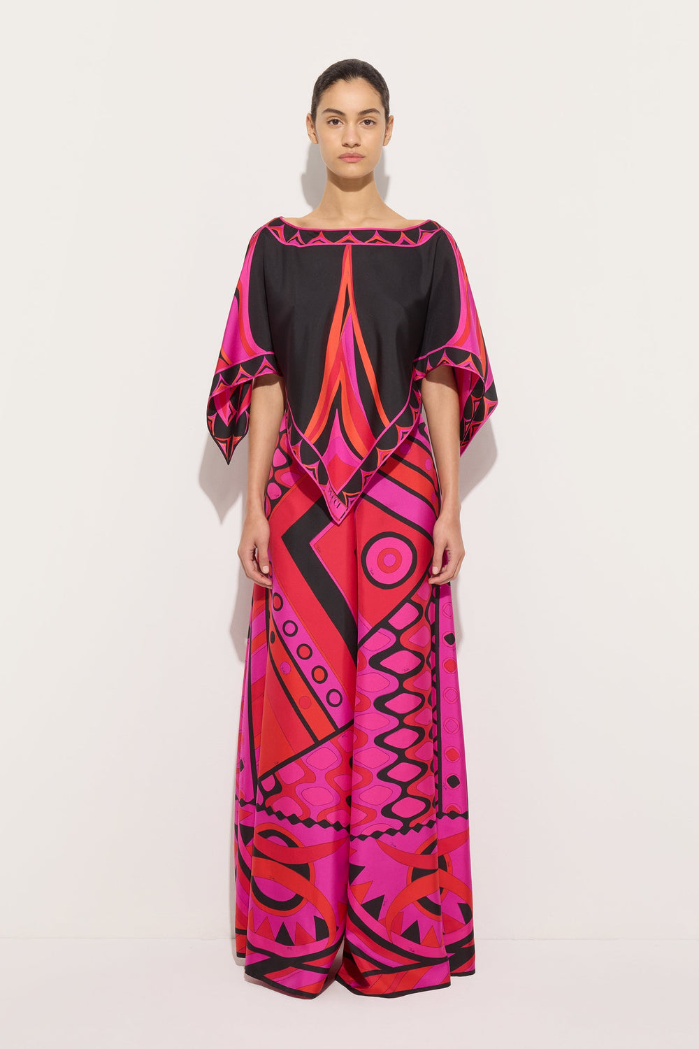 Pucci Fari Print Kaftan Top