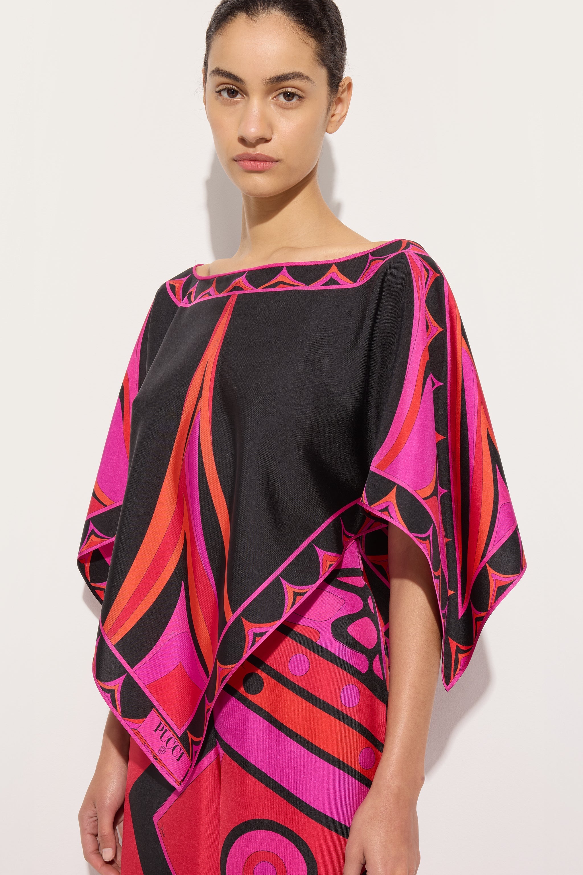 Pucci Fari Print Kaftan Top