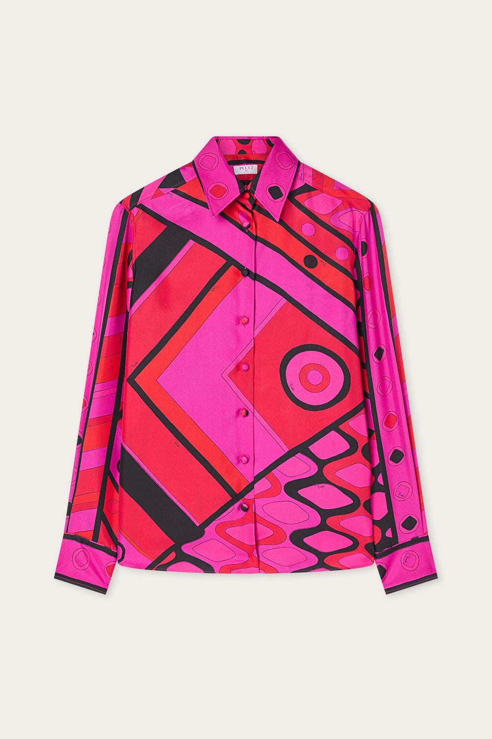 Pucci Vivara Print Silk Shirt