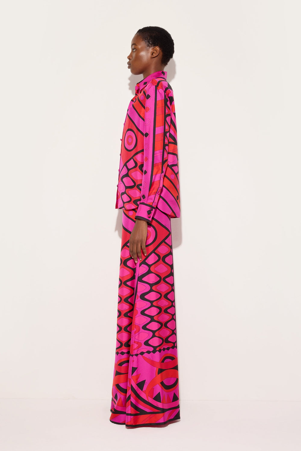 Pucci Vivara Print Silk Shirt