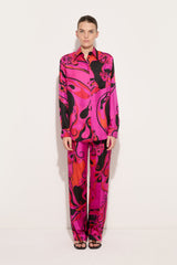 Pucci Orchidee Print Silk Shirt