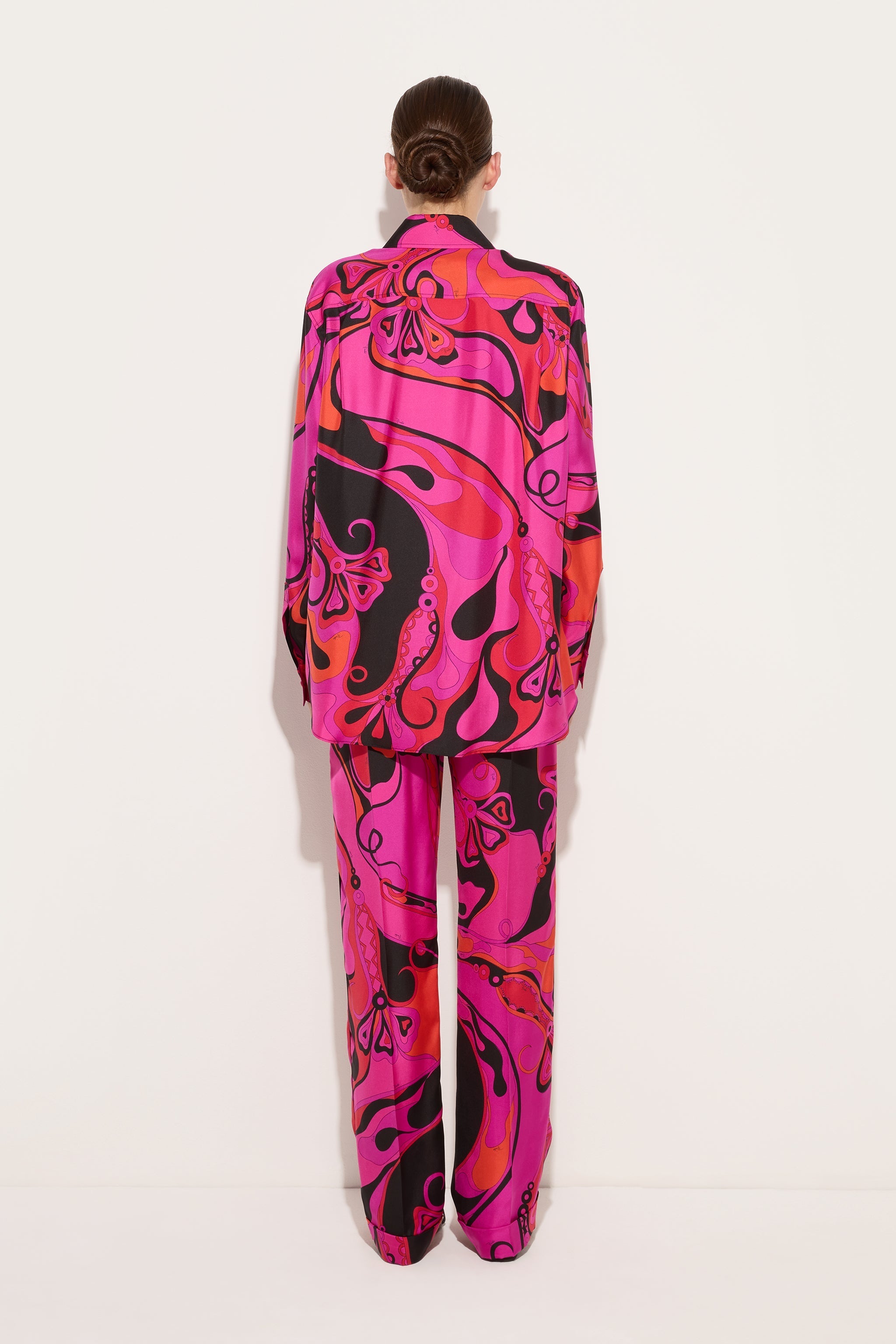 Pucci Orchidee Print Silk Shirt