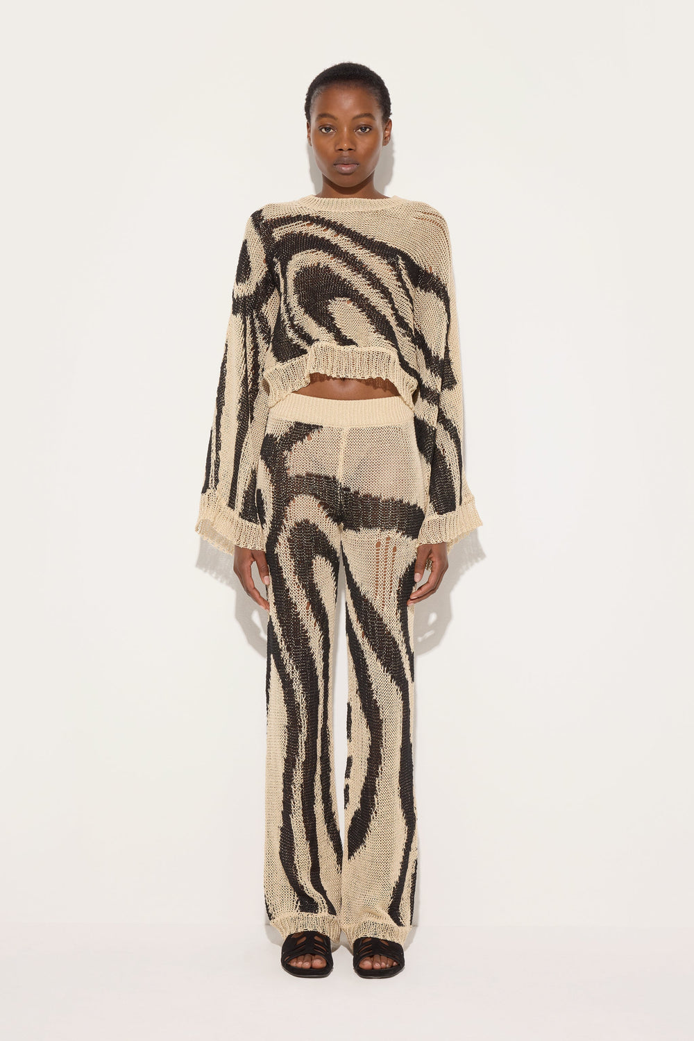 Pucci Marmo print Linen Pants
