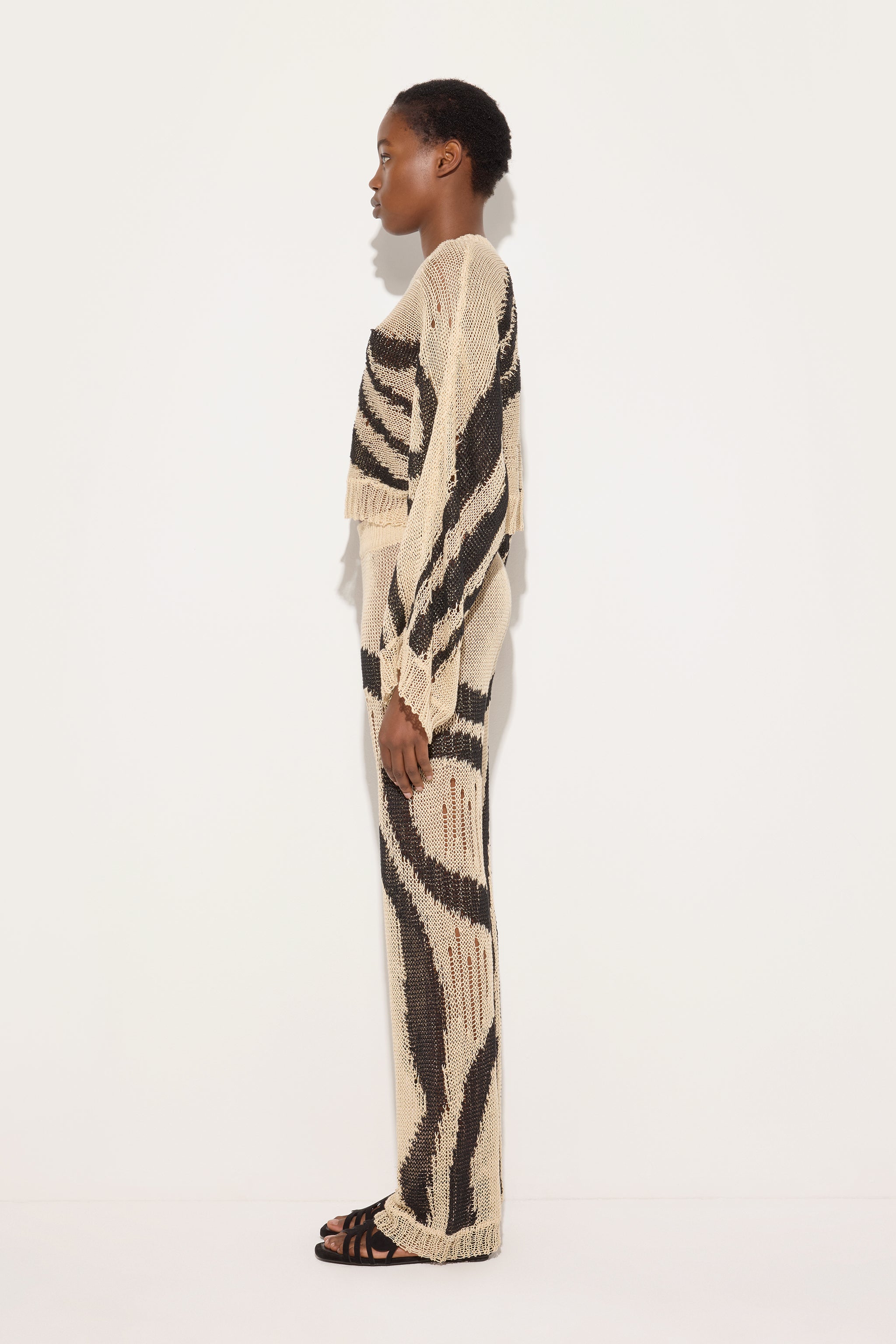 Pucci Marmo print Linen Pants