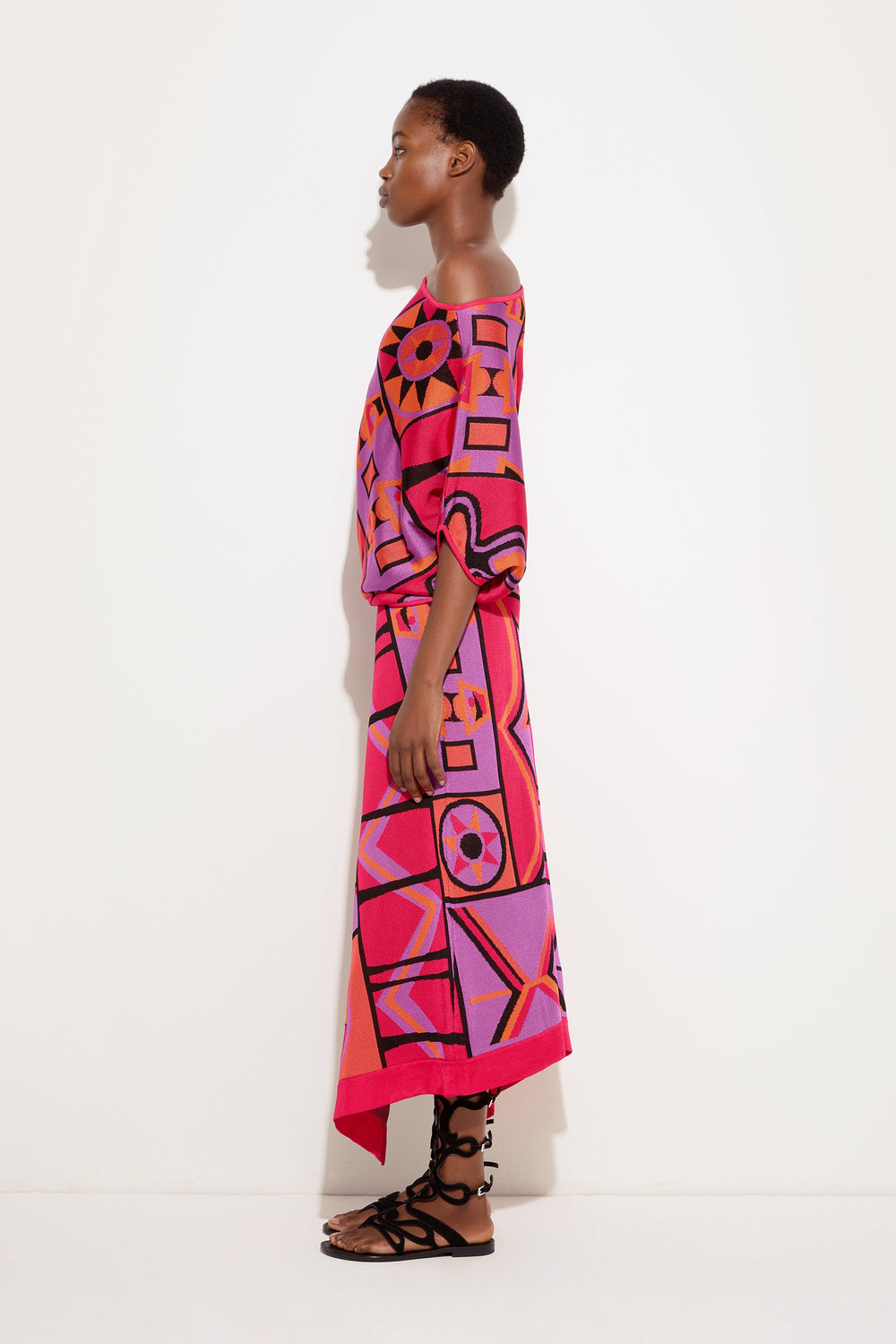 Pucci Jacquard Asymmetrical Skirt