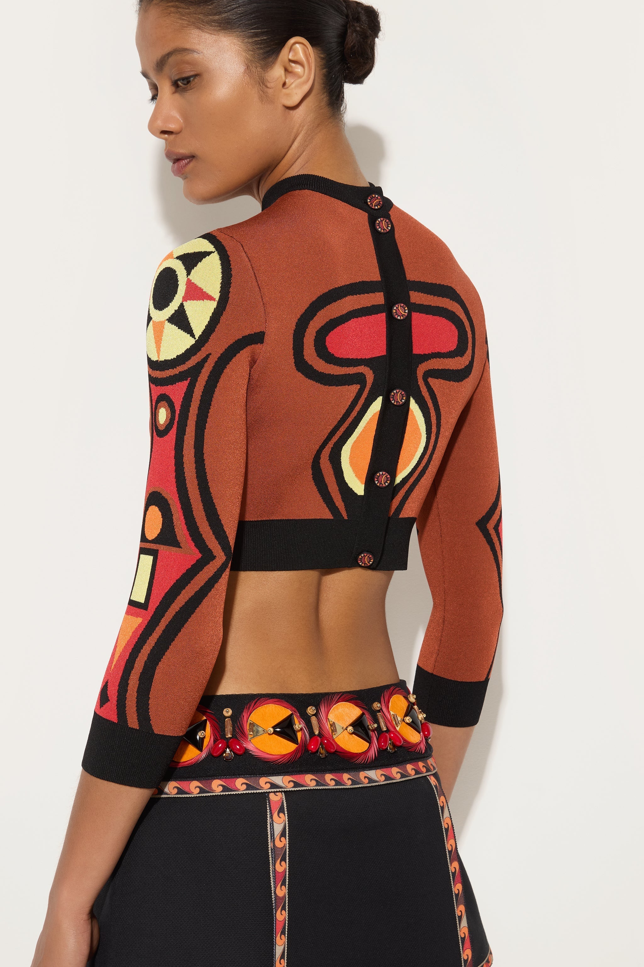 Pucci Jacquard Cardigan