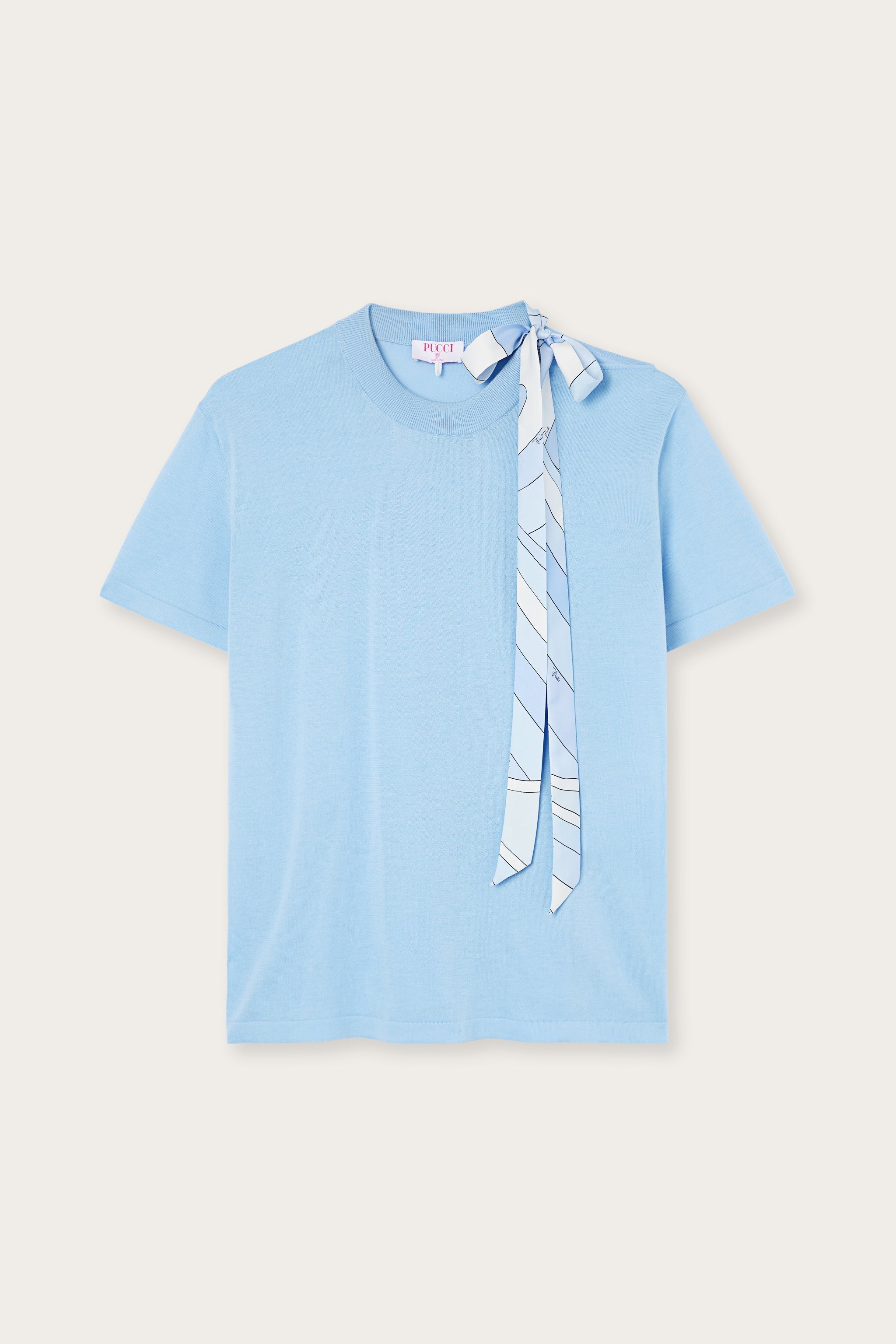 Pucci Silk Detail T-Shirt