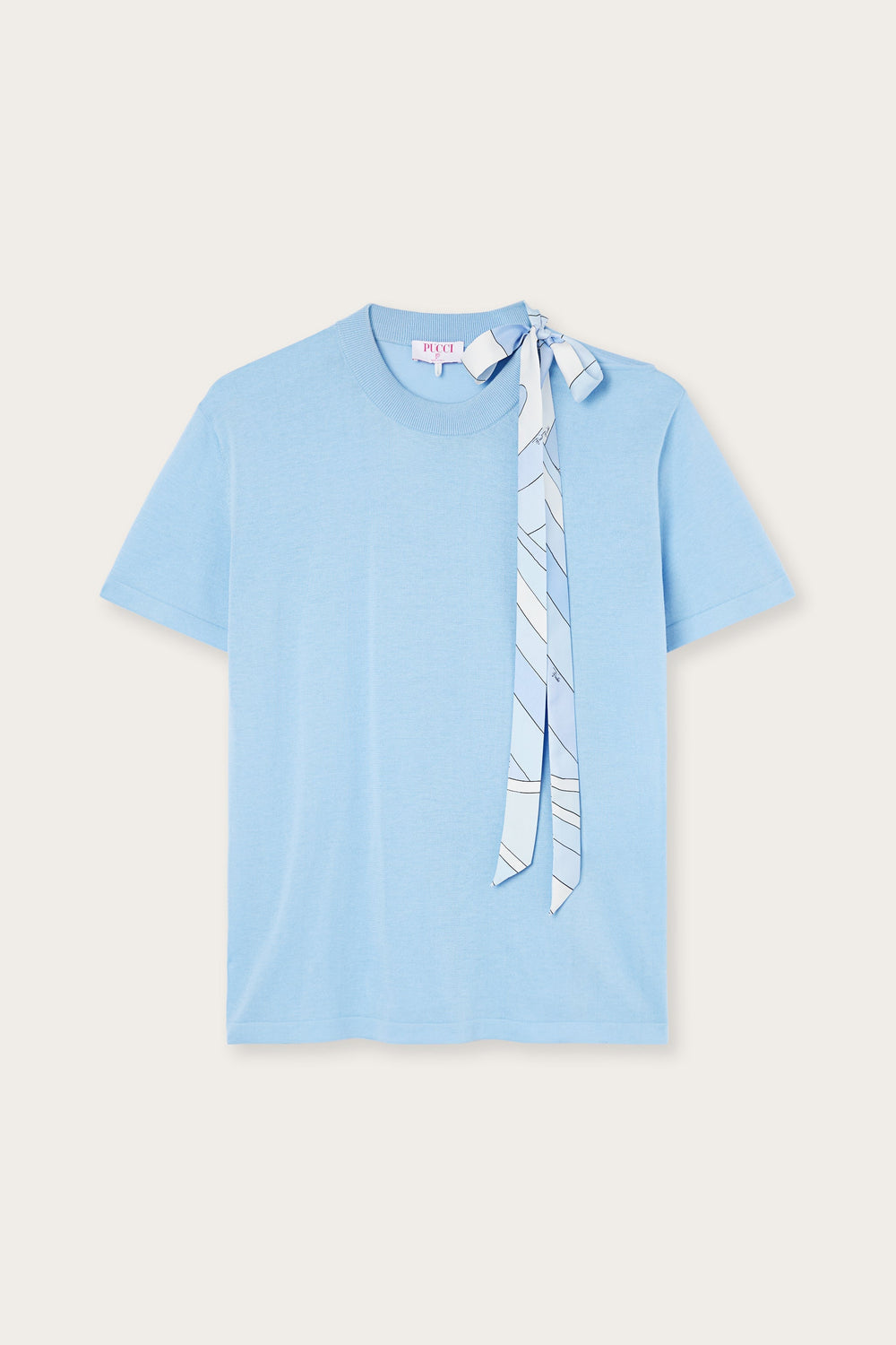 Pucci Silk Detail T-Shirt
