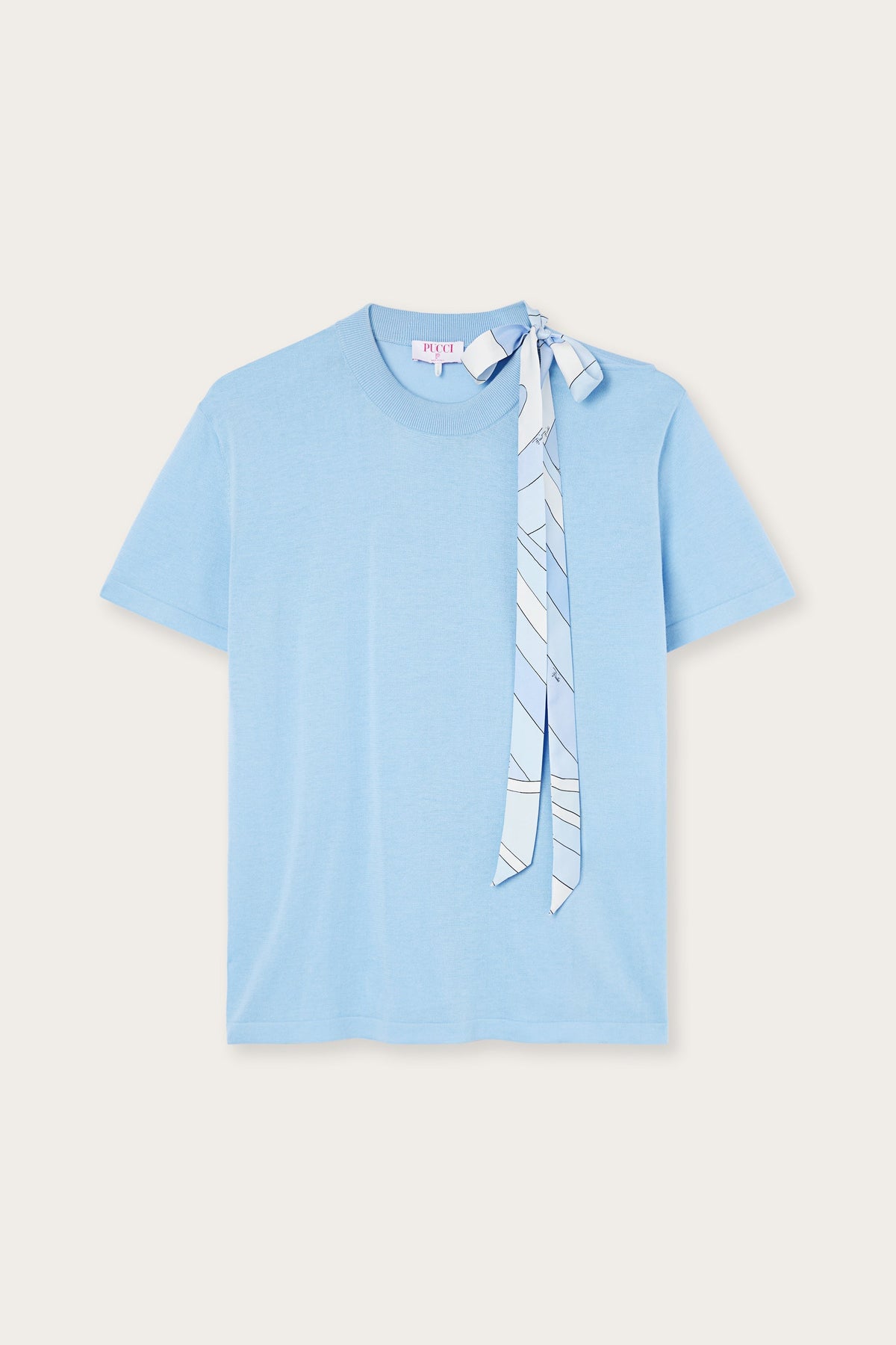 Pucci Silk Detail T-Shirt